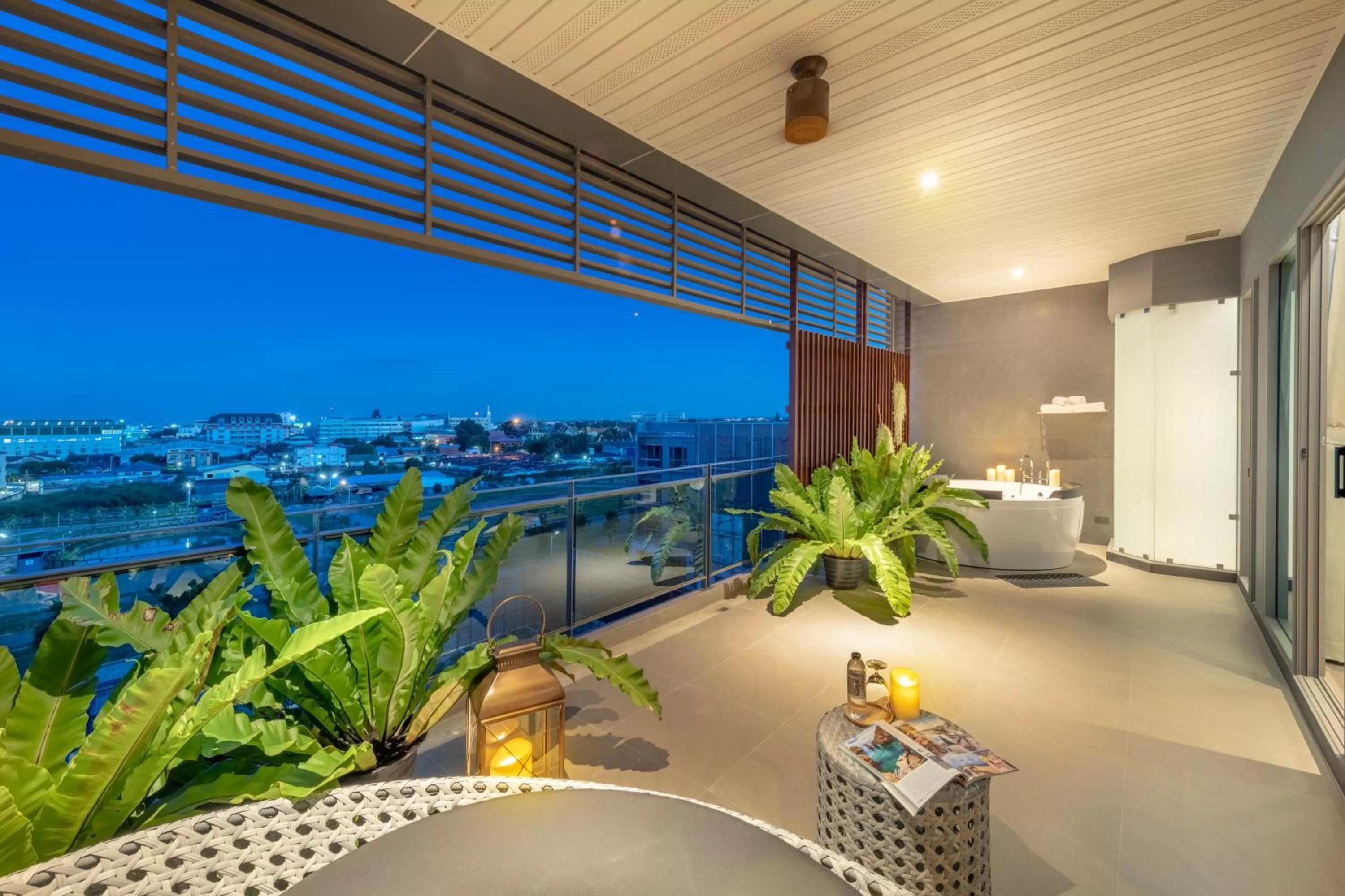 Balcony/Terrace in AisanA Hotel Korat