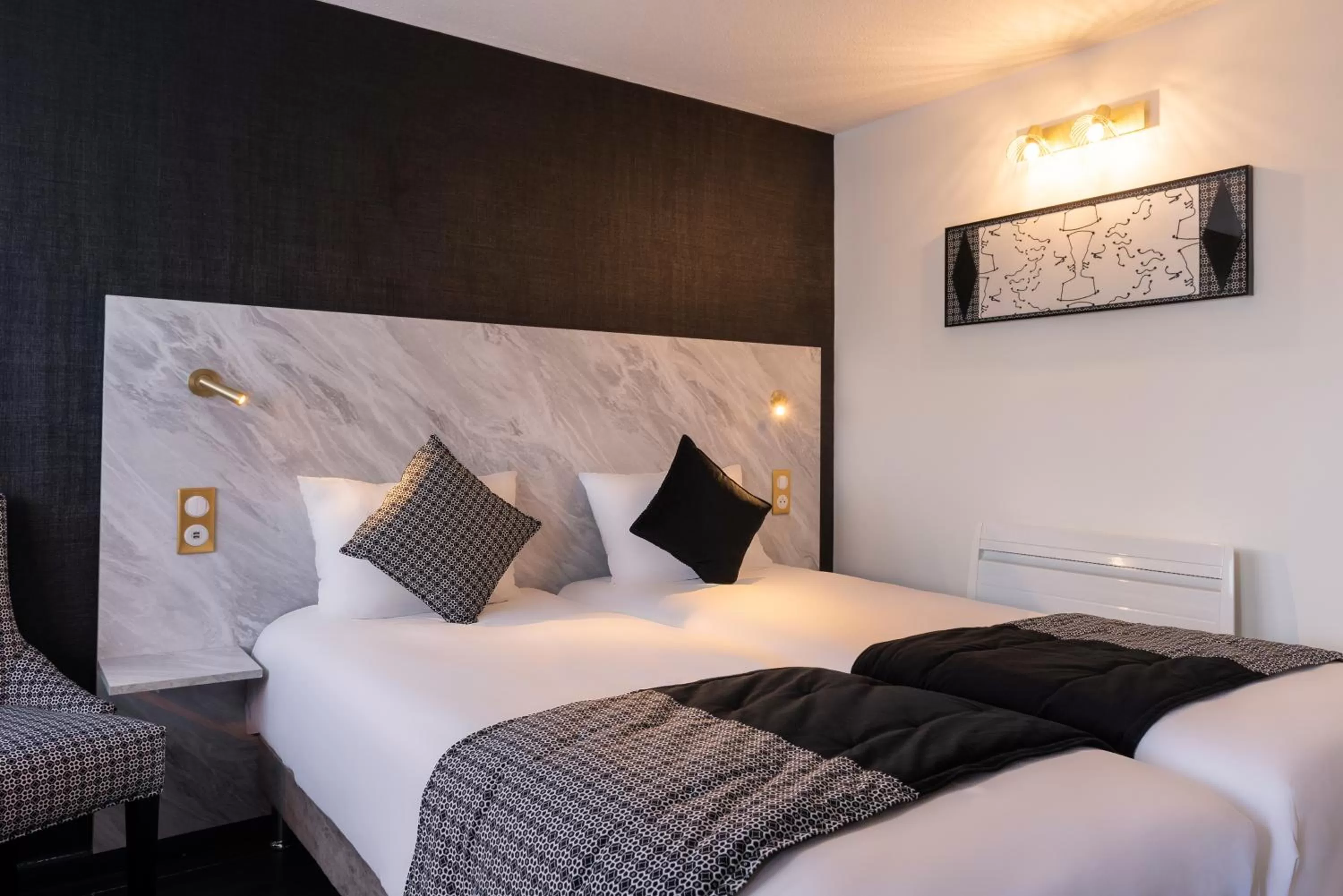 Bed in The Originals City, Hôtel Rennes Sud