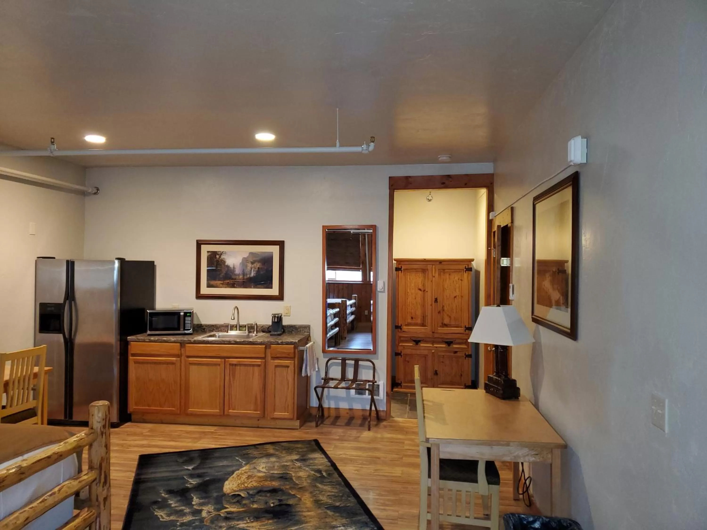 Bedroom in Buffalo Lodge of Bigfork
