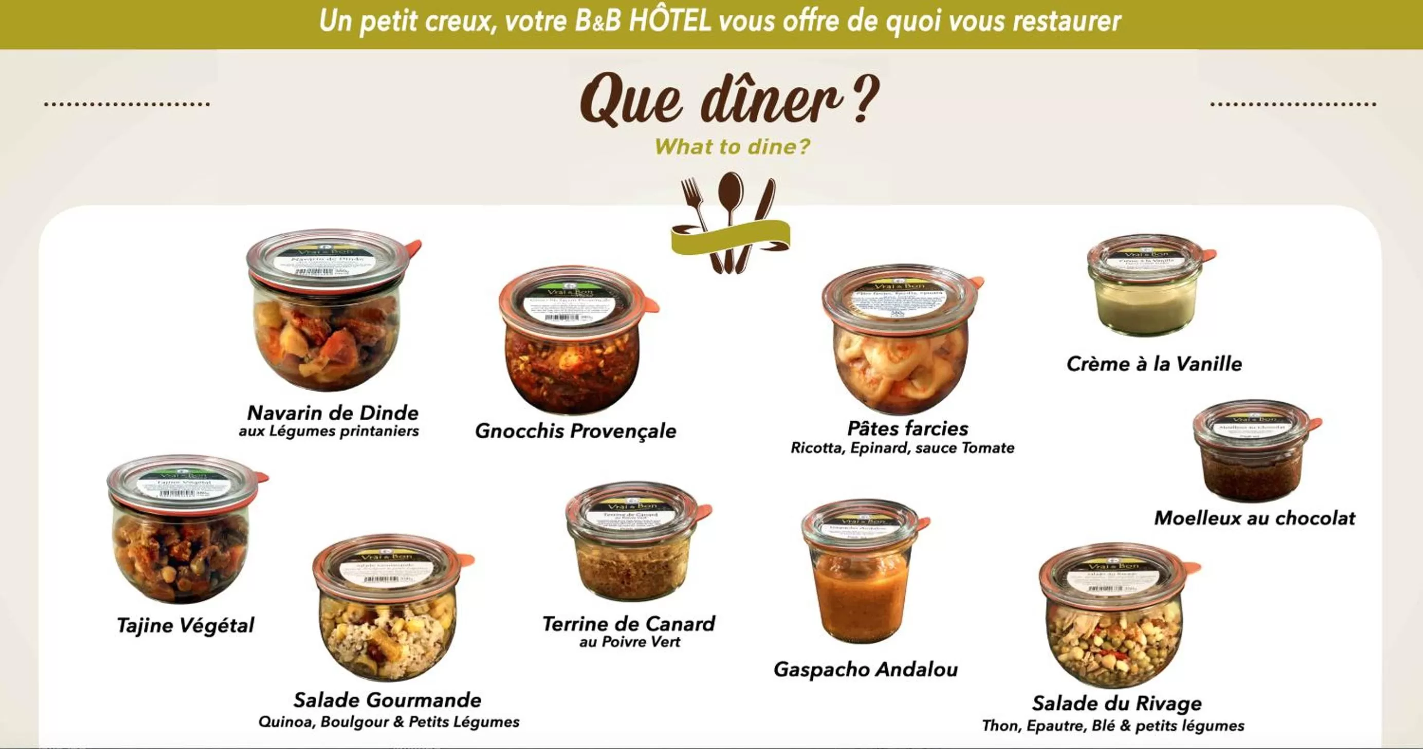 Restaurant/places to eat in B&B HOTEL Valence TGV Romans