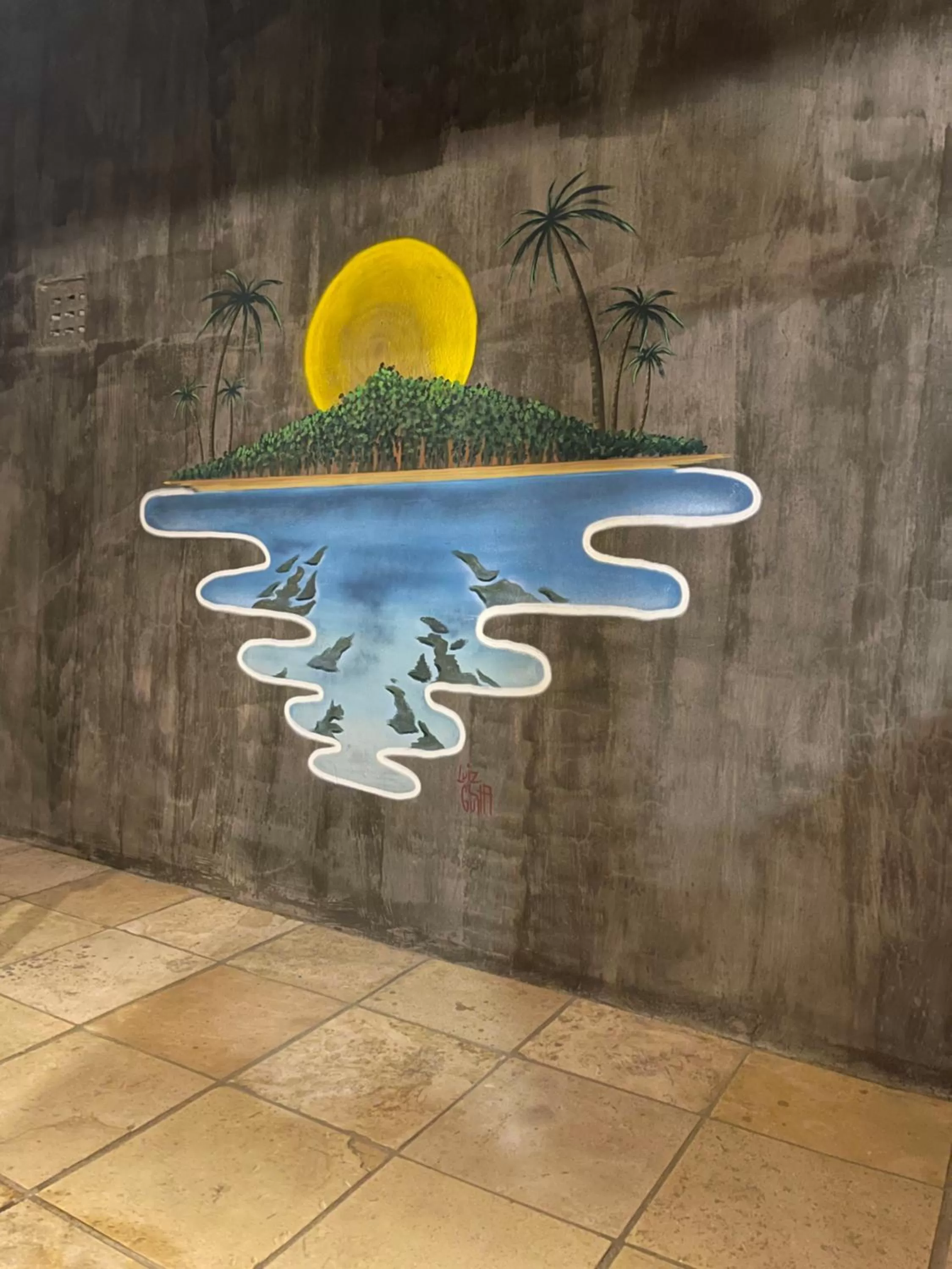 Decorative detail in Chalé Palhano Beach