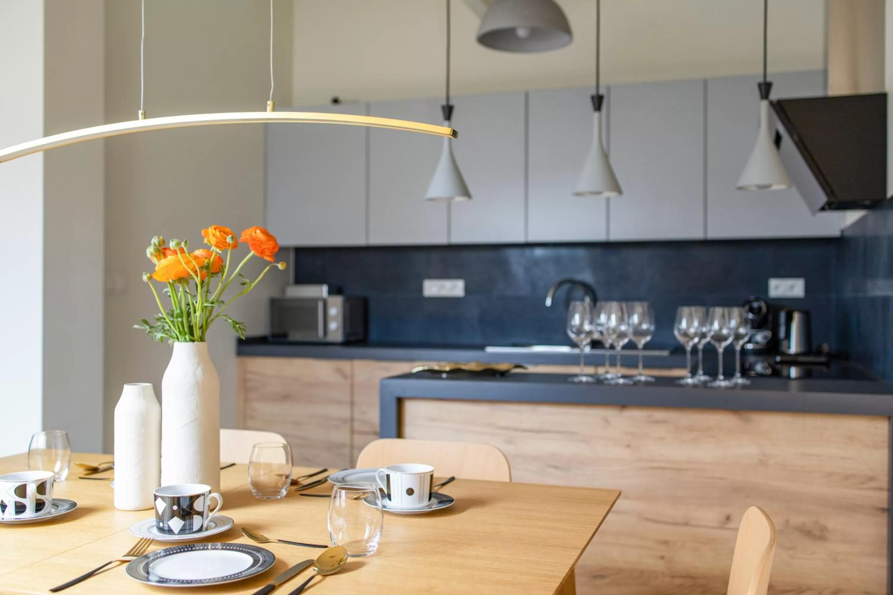 Kitchen or kitchenette in Portal House Apartments