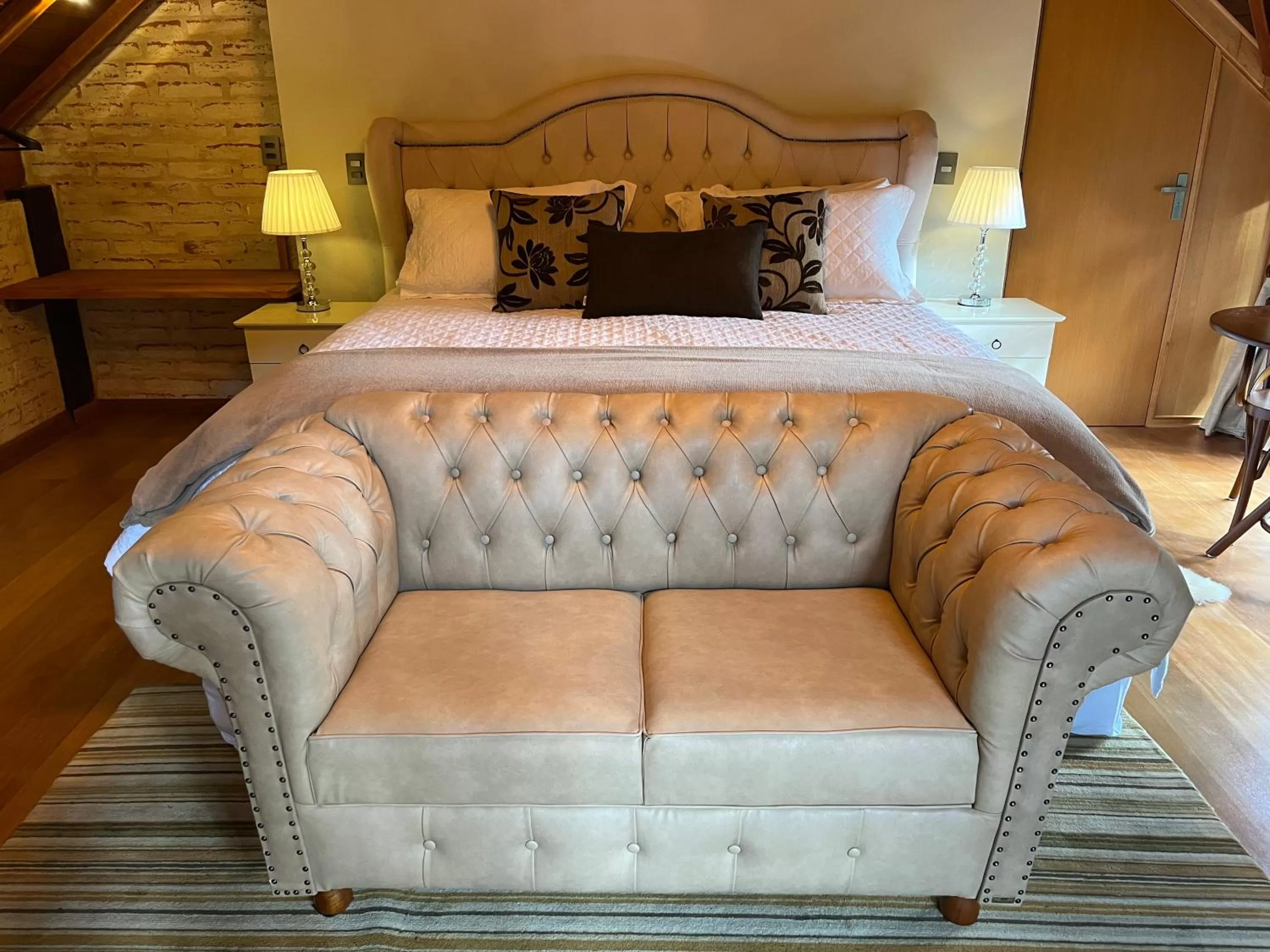 Bed in Pousada Dona Bendita