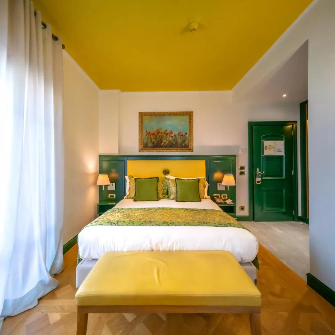 Bed in Ambra Cortina Luxury&Fashion Hotel