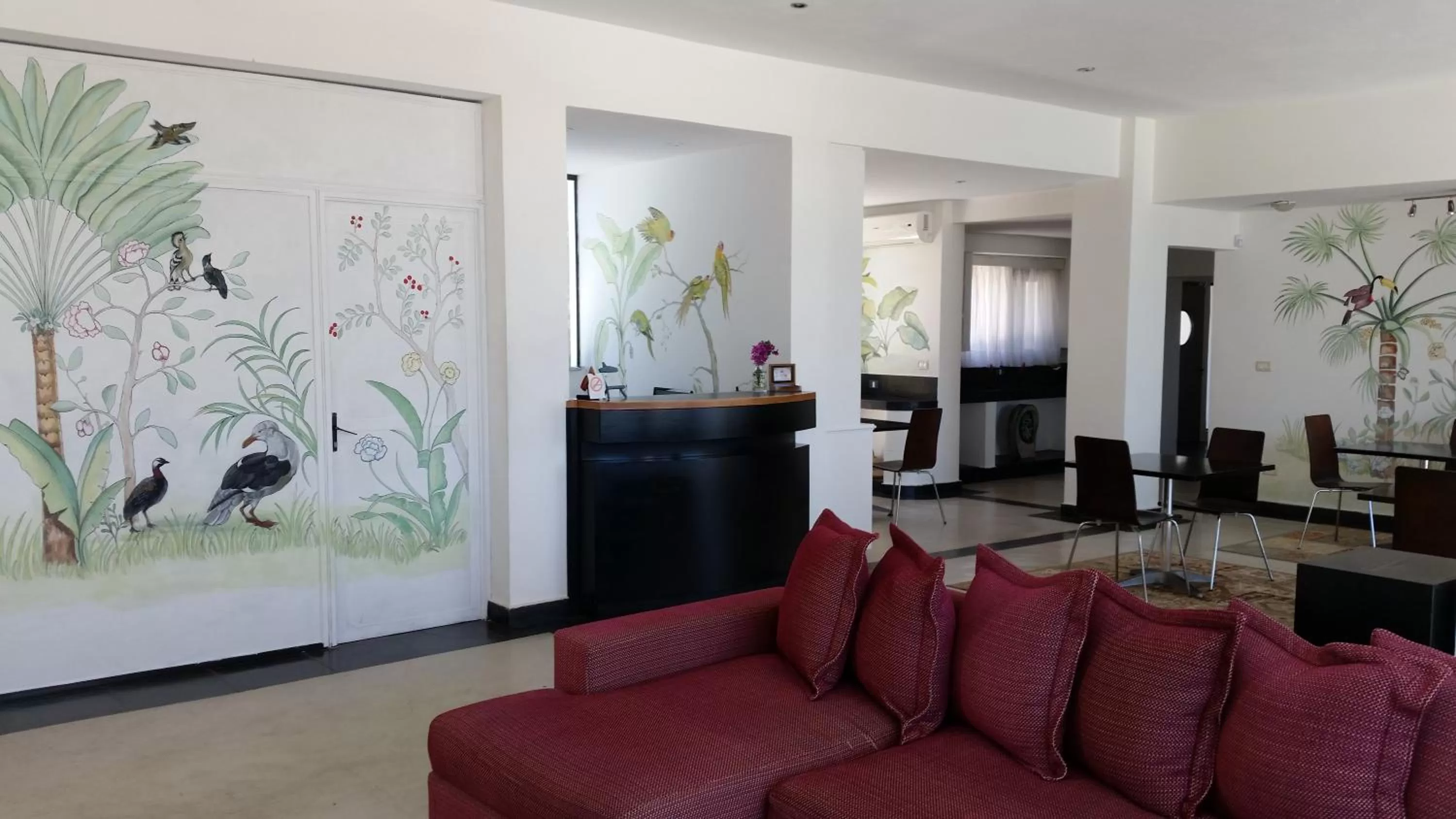 Living room in Posada de los Pajaros