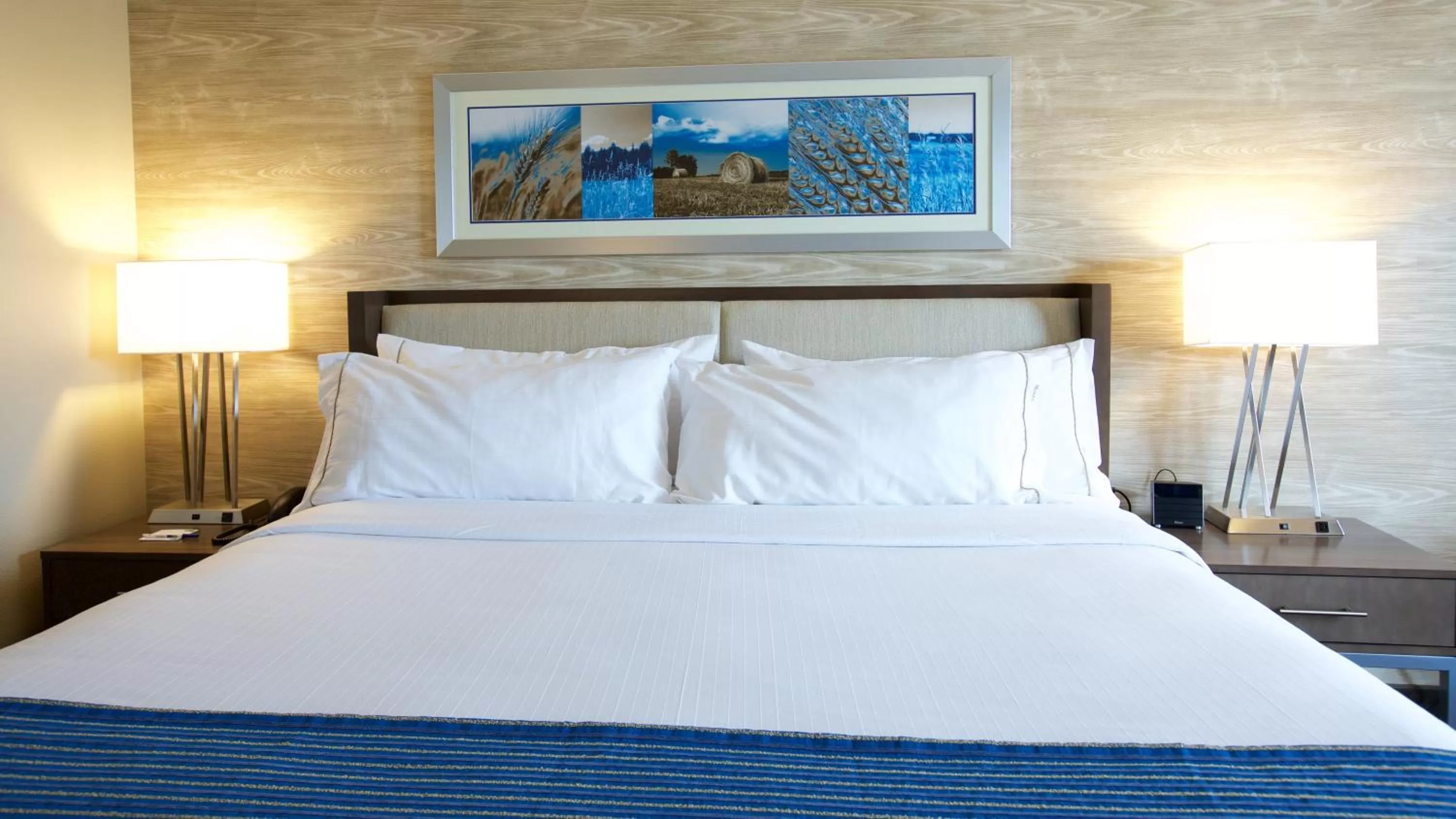 Photo of the whole room, Bed in Holiday Inn Express Fargo SW I94 Medical Center, an IHG Hotel