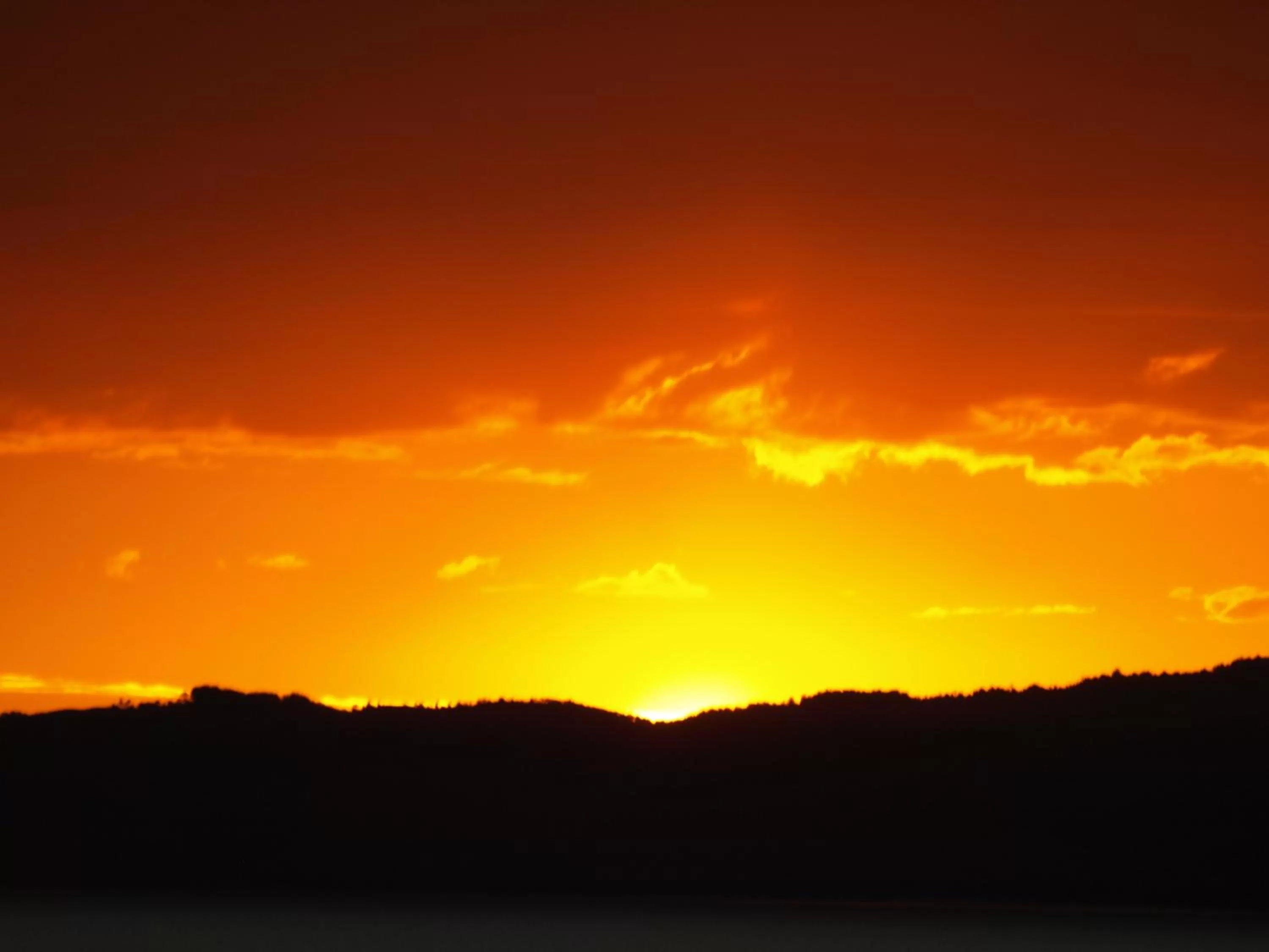 Sunset in Grafton Cottage & Chalets