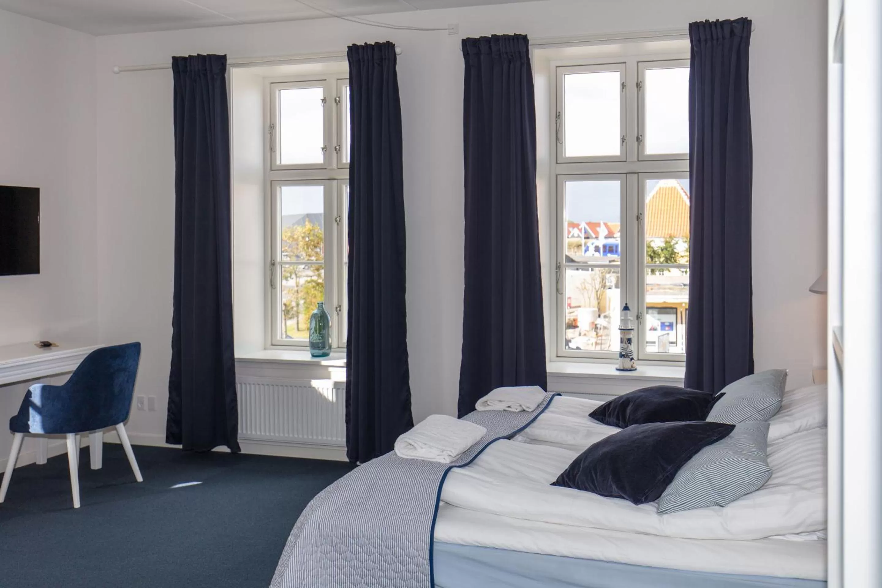 Bed in Skagen Hotel