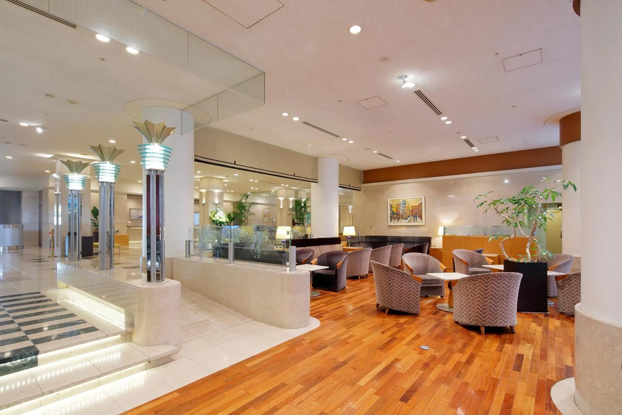 Lobby or reception in Miyako Hotel Amagasaki