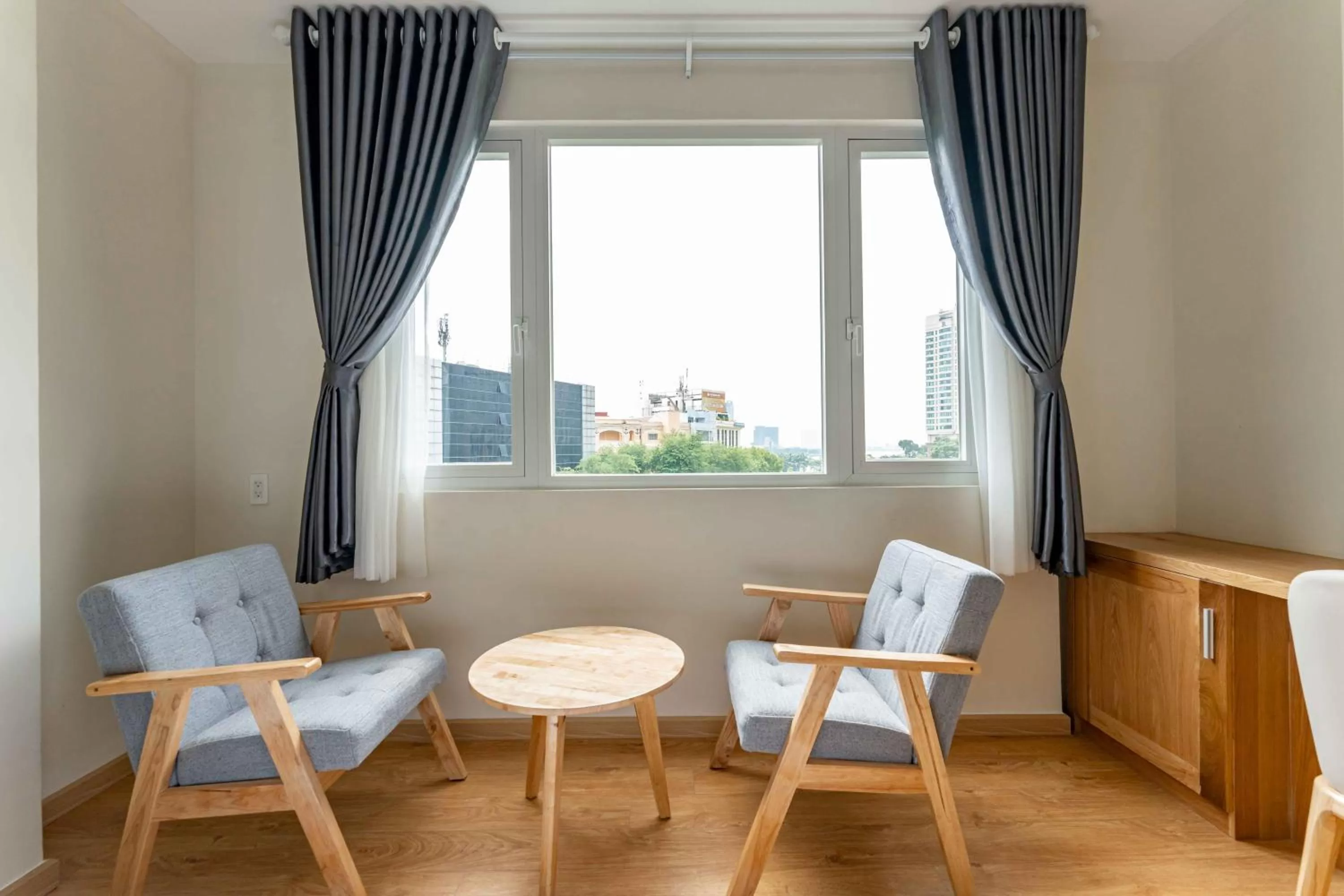 Seating area in Edoya hotel Dong Khoi