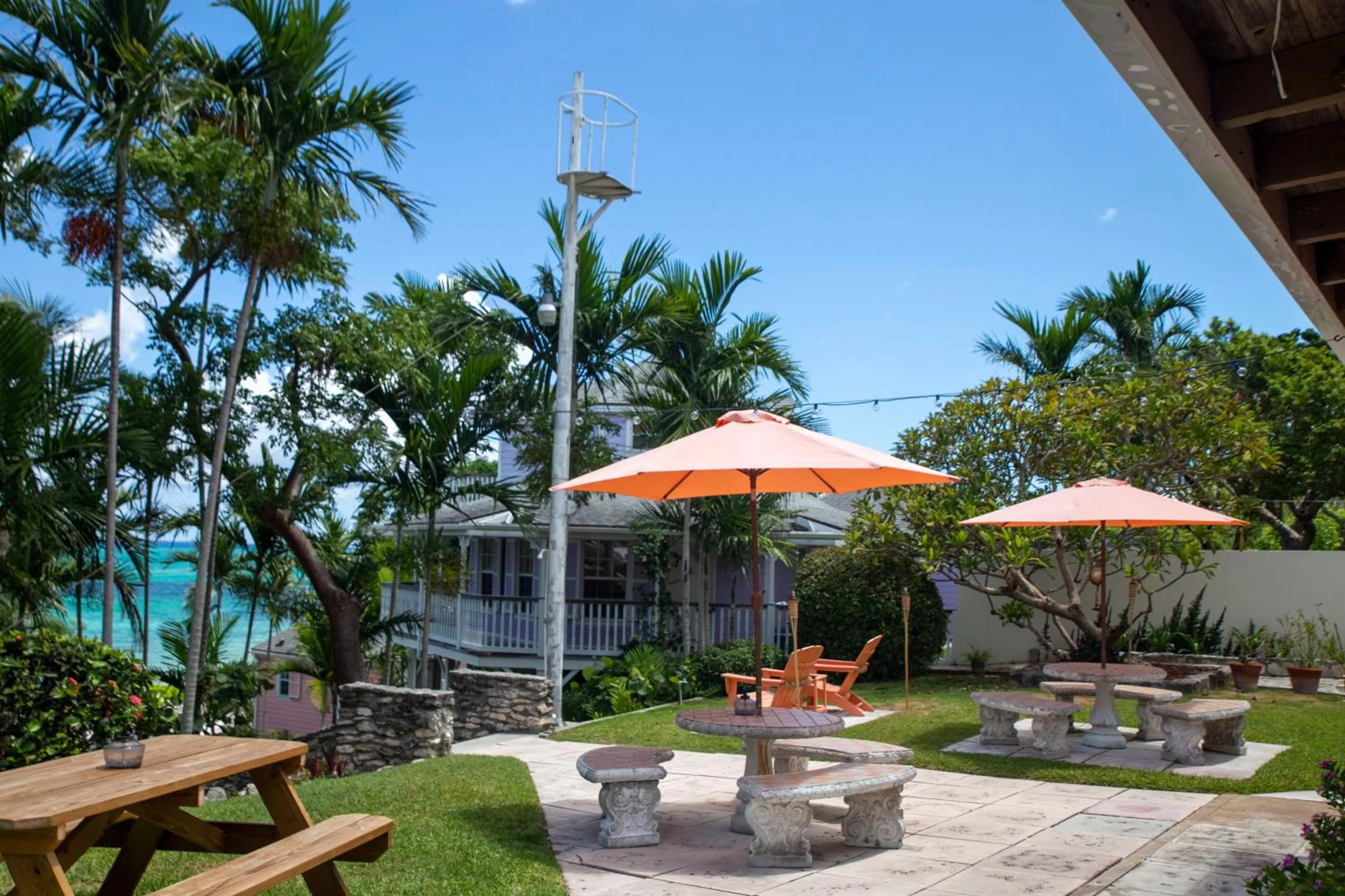 Dining area in Orange Hill Beach Inn