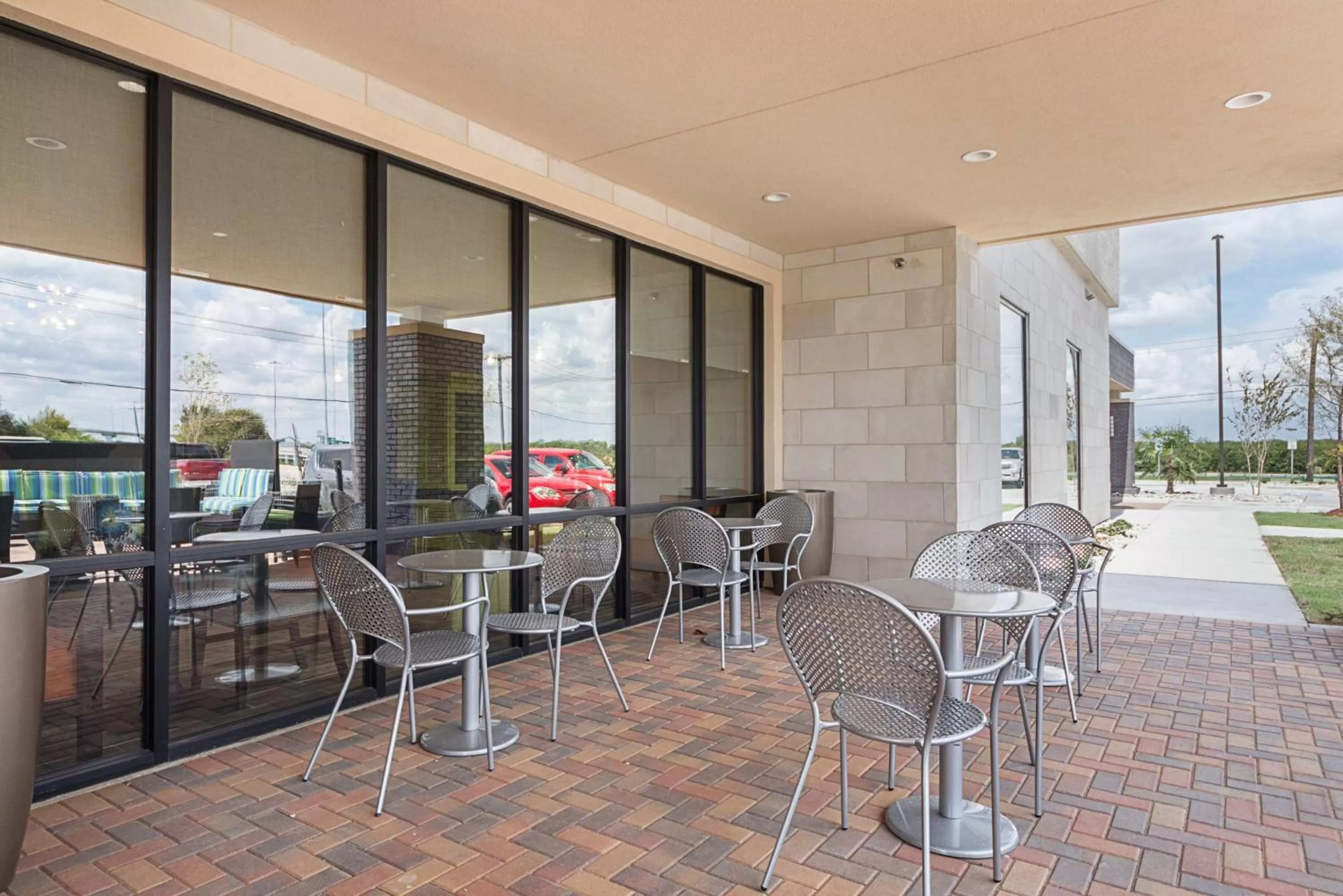 Patio in Home2 Suites By Hilton Dallas Grand Prairie