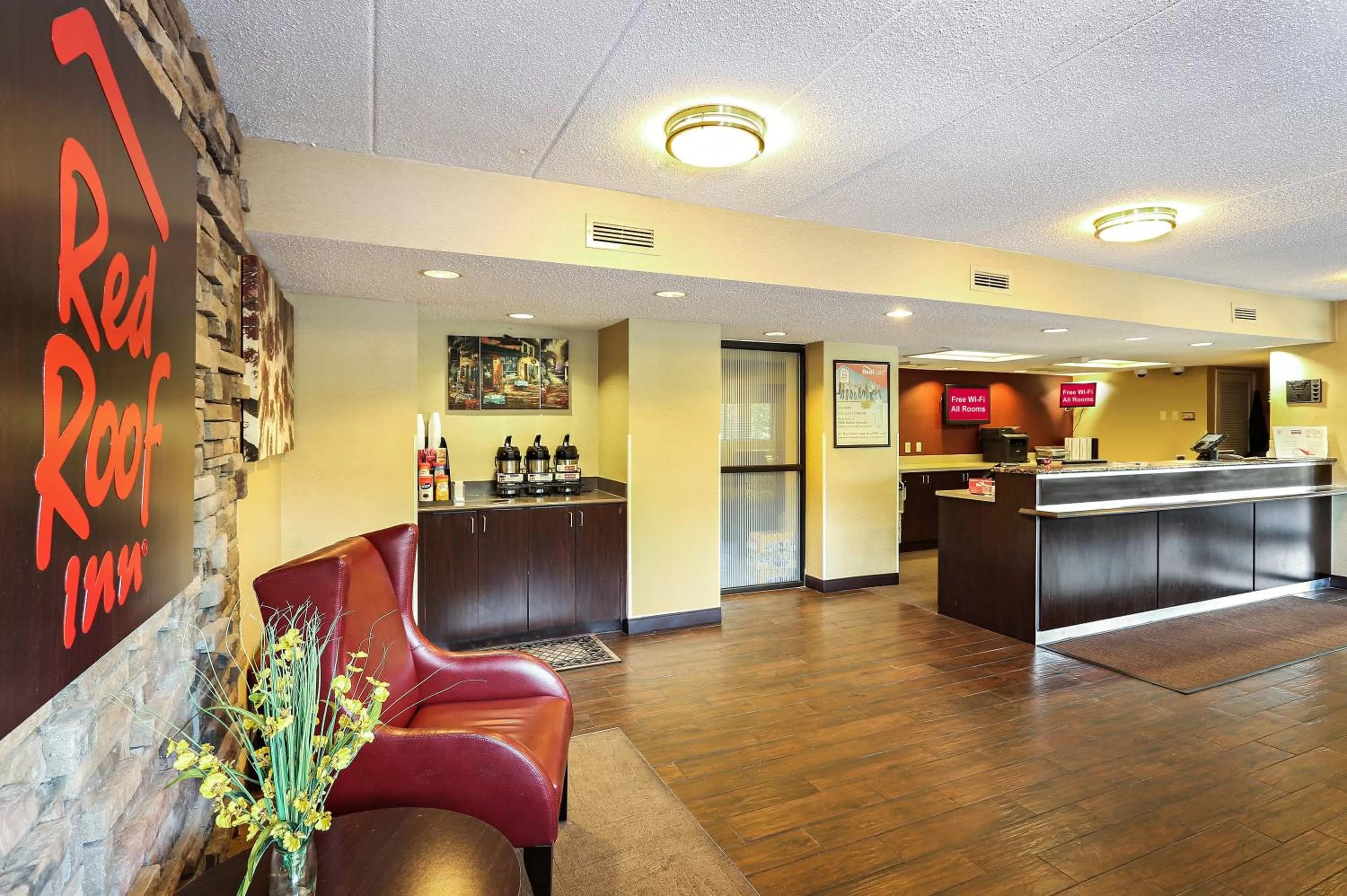 Lobby or reception in Red Roof Inn Washington DC - Columbia/Fort Meade