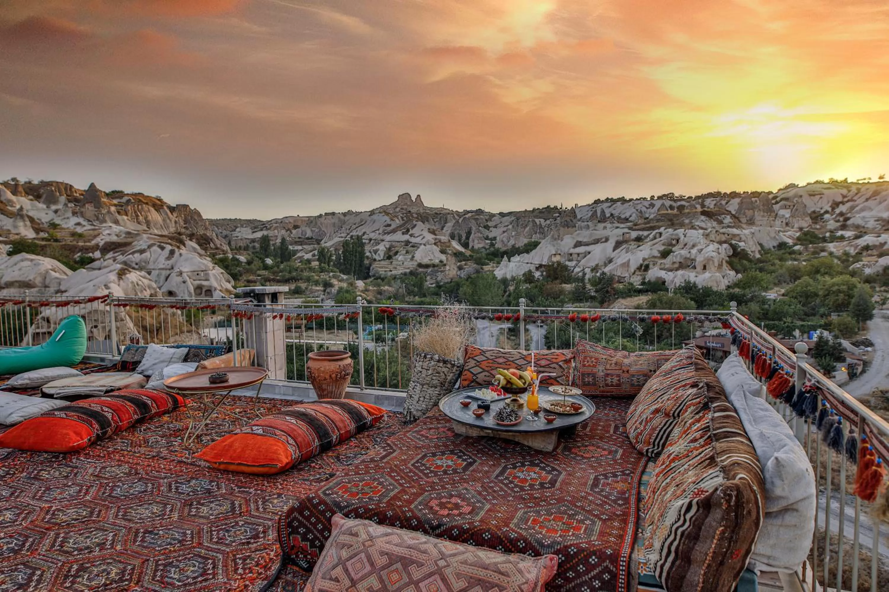 Balcony/Terrace in Şah Saray Cave Suites Halal Hotel
