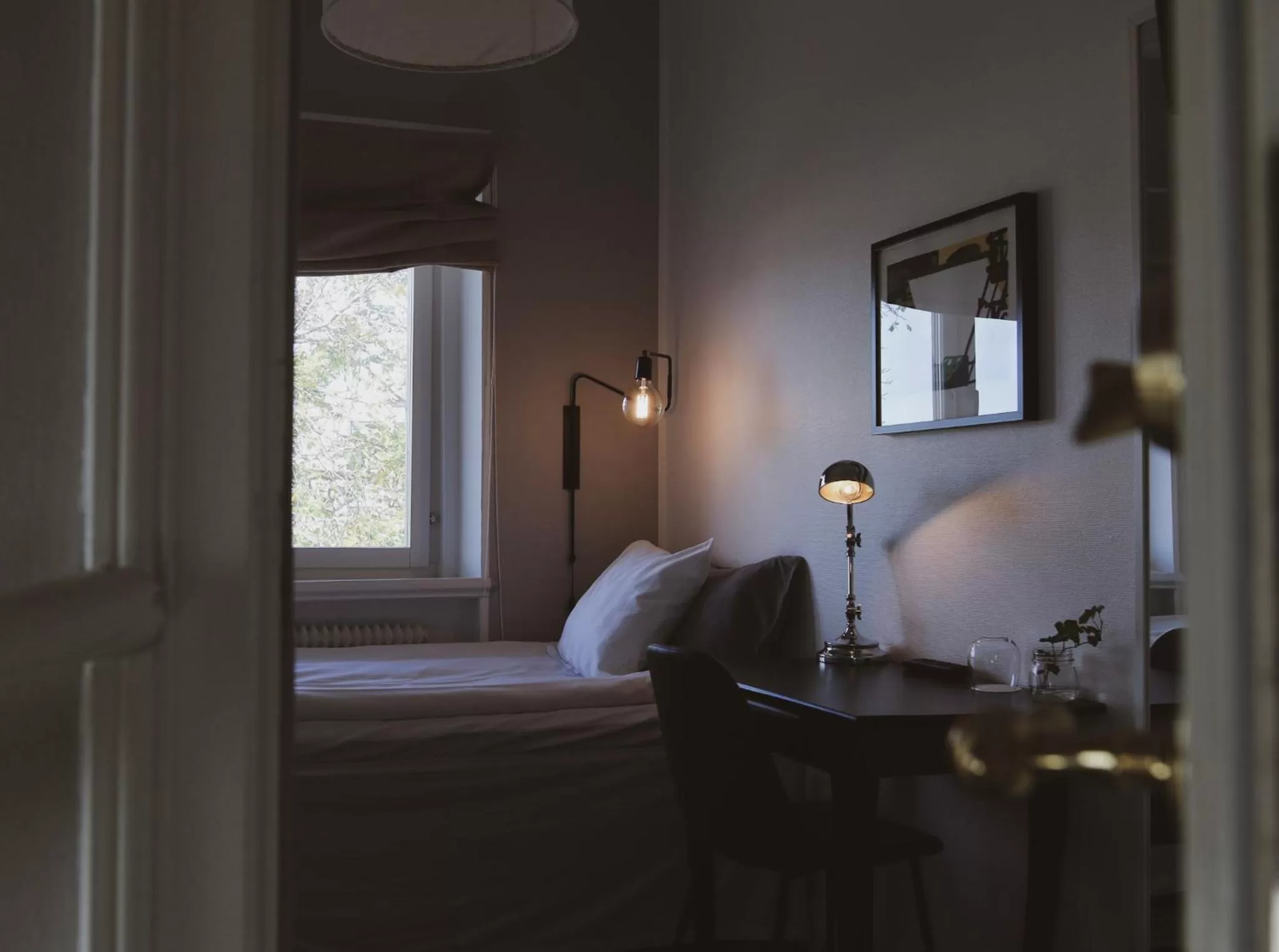 Bed in Hotell Villa Borgen