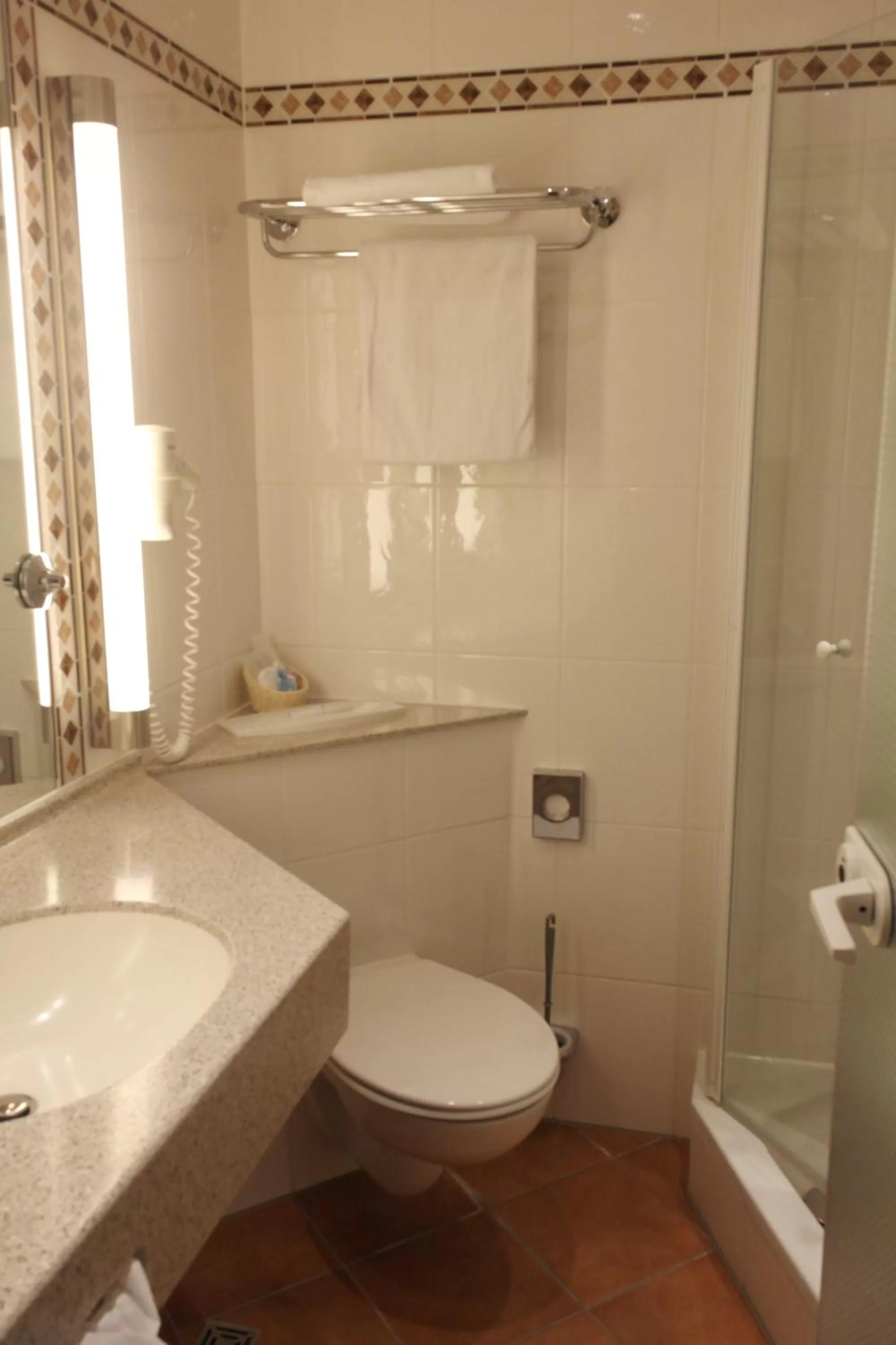 Shower in Hotel Schiller