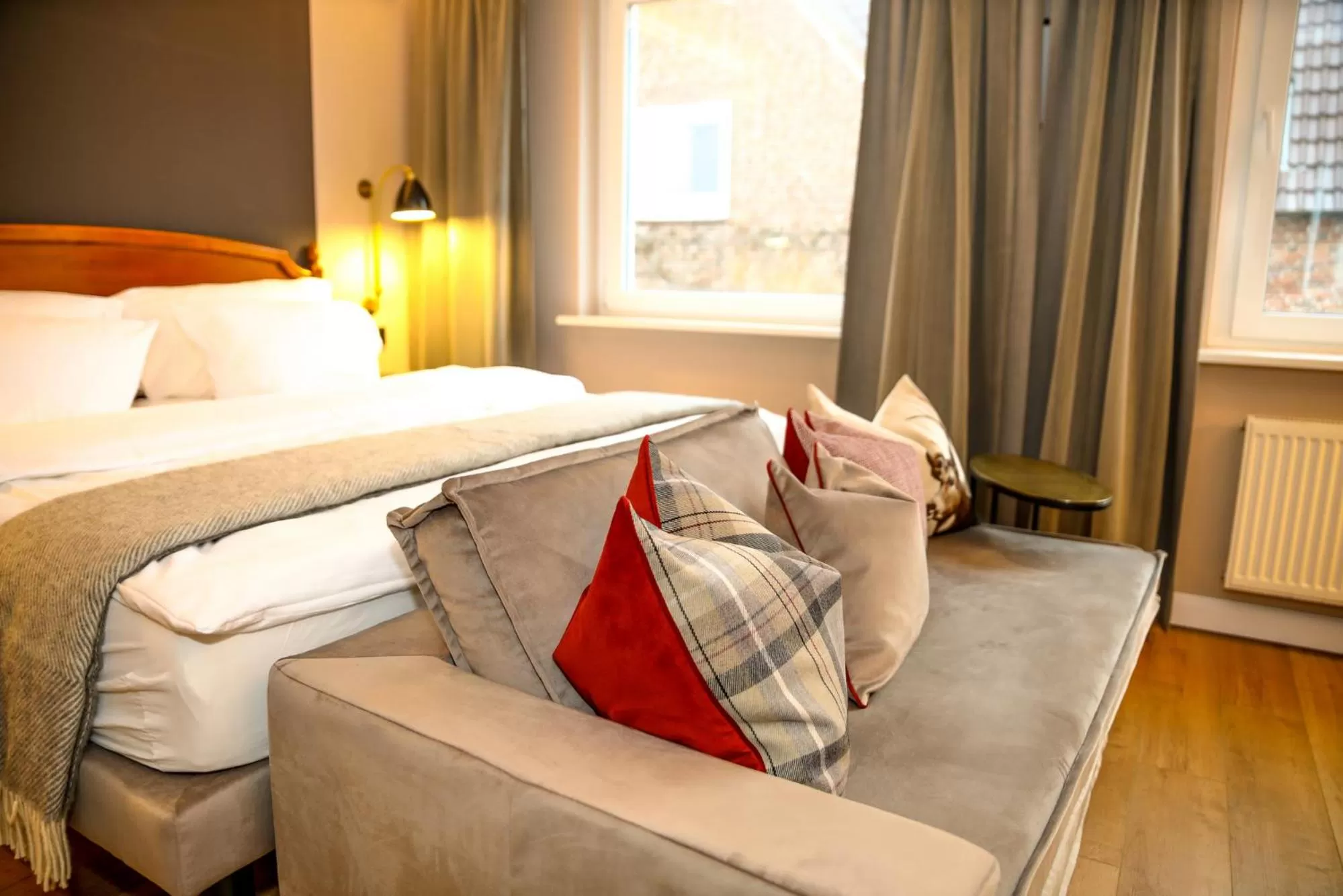 Bed in Nordseehotel Kröger