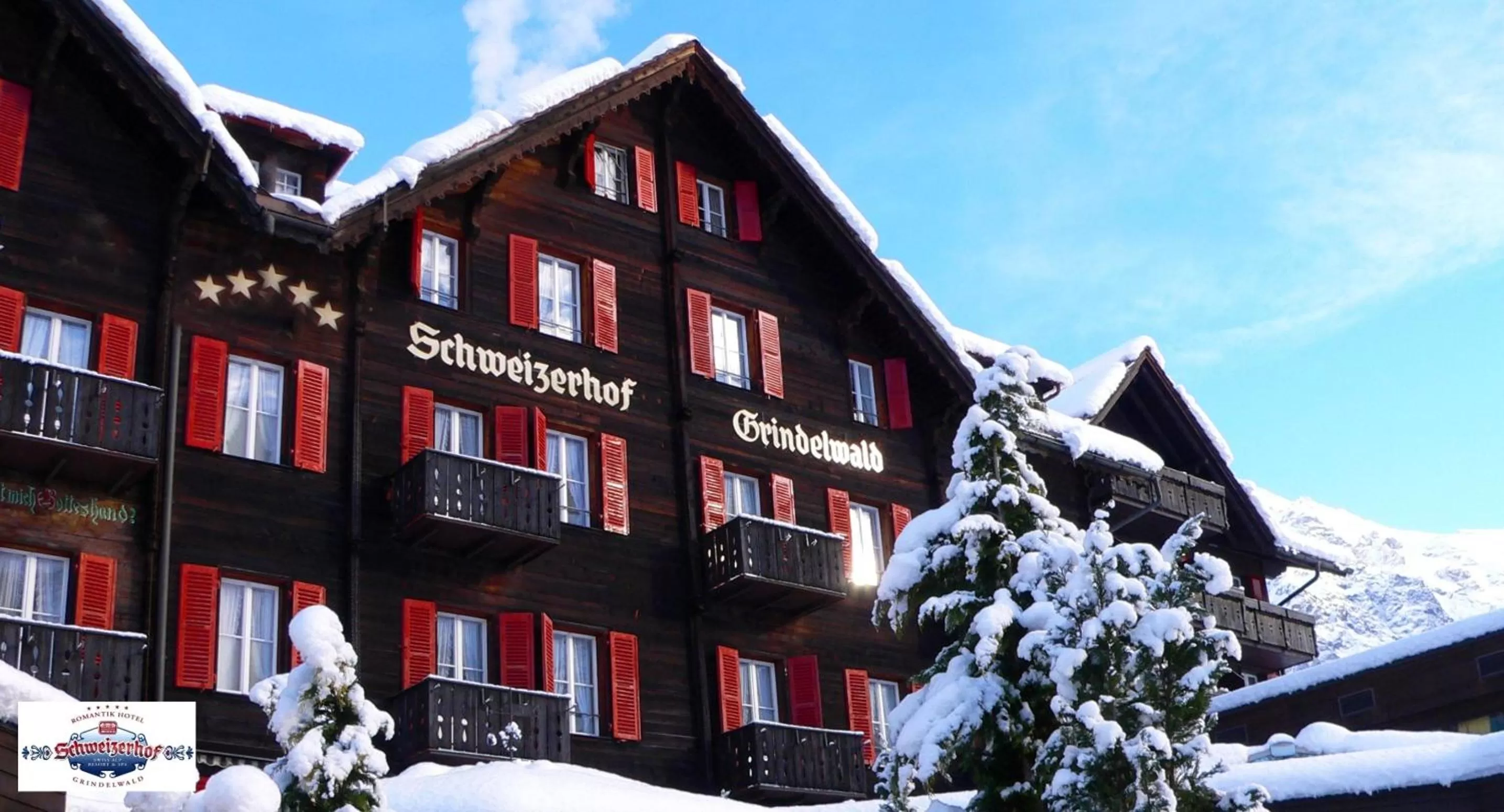 Facade/entrance in Romantik Hotel Schweizerhof