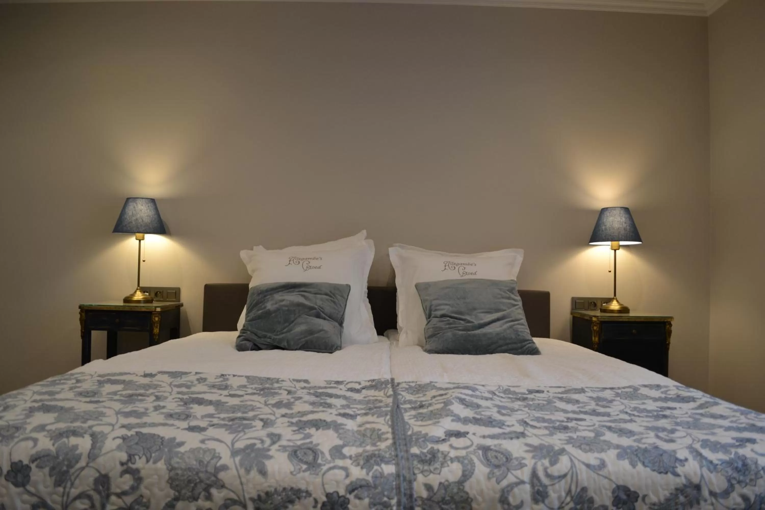 Bed in B&B Allegambe's Goed