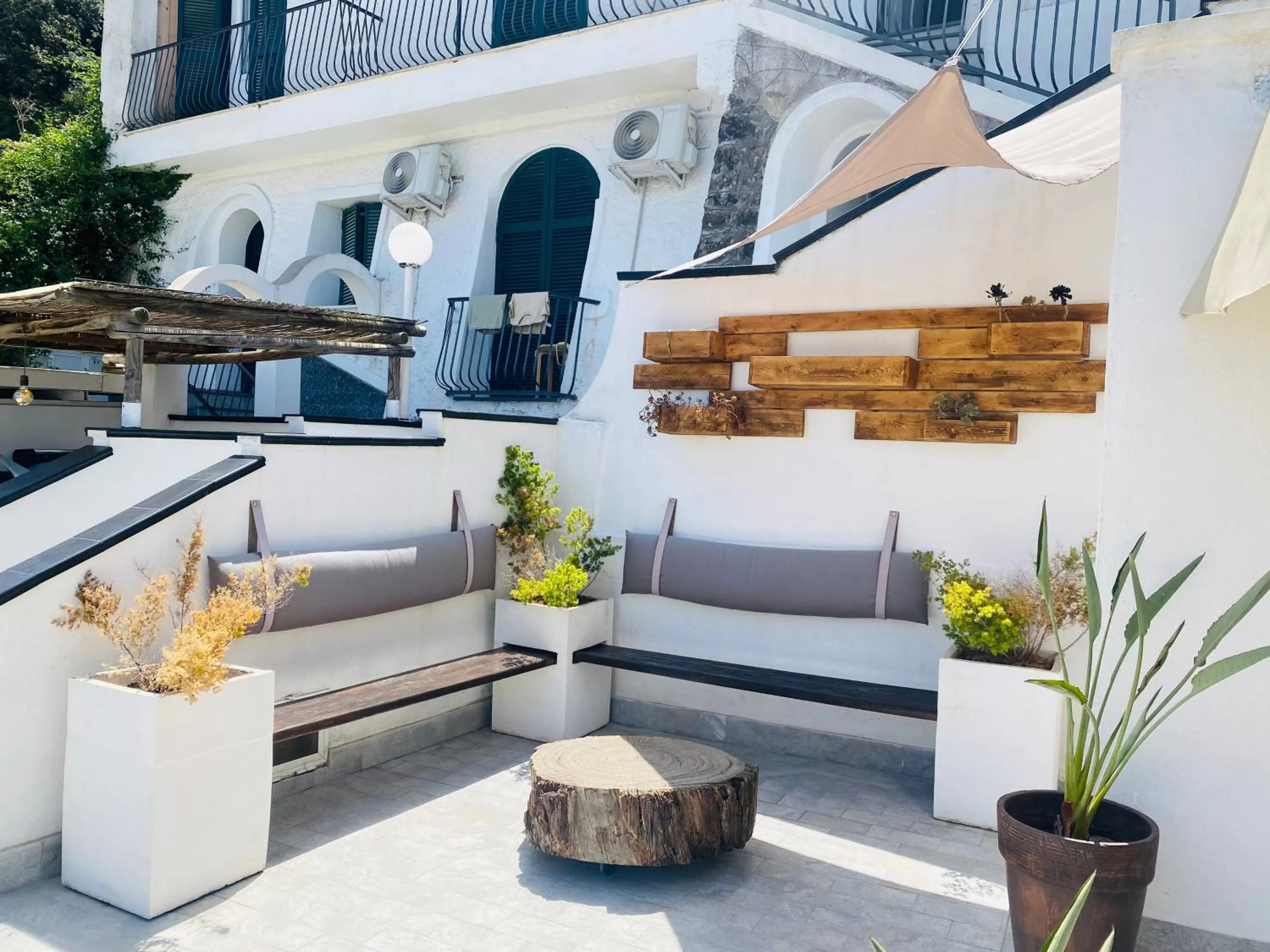 Patio in Black Market Hotel