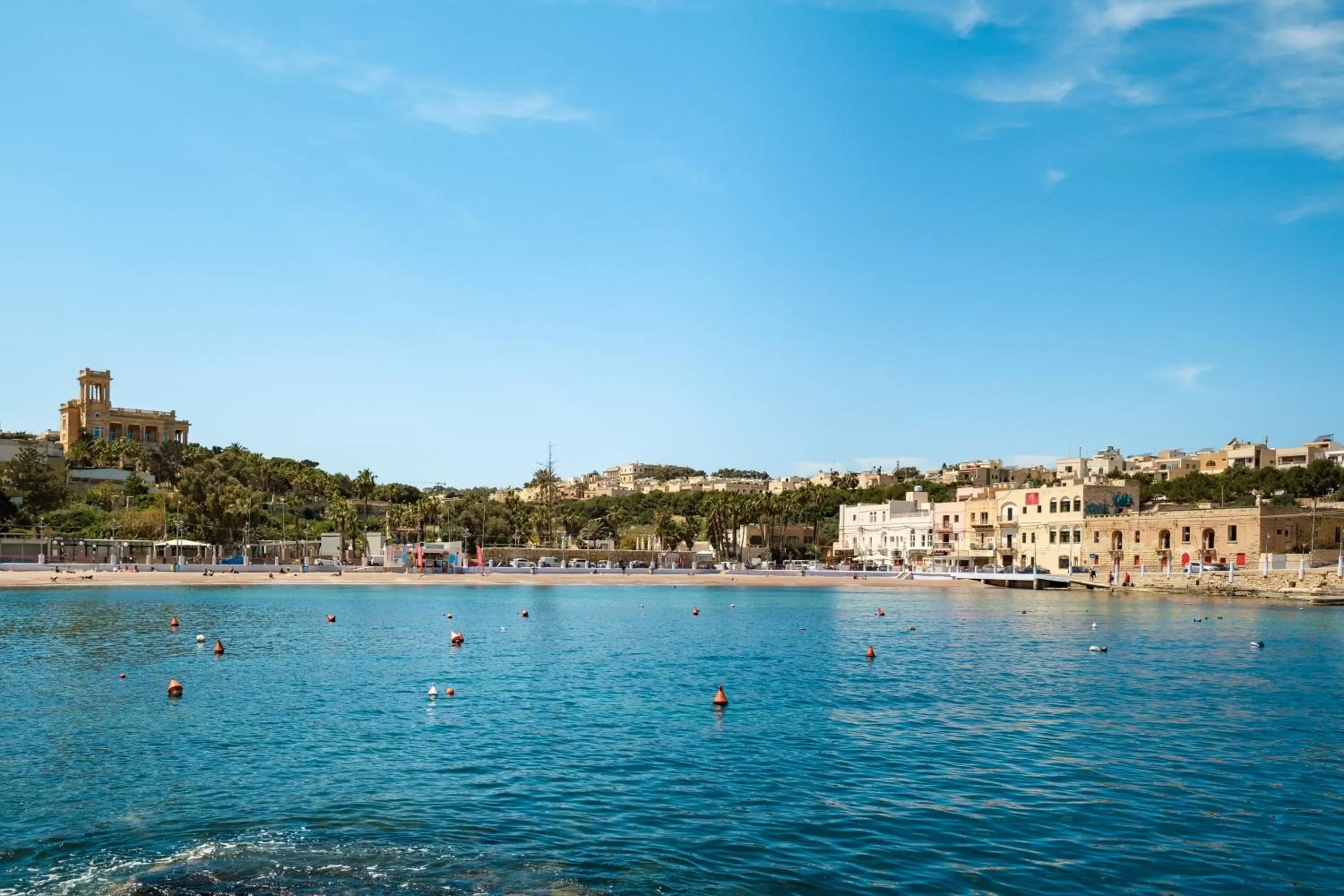 Beach in Hyatt Regency Malta