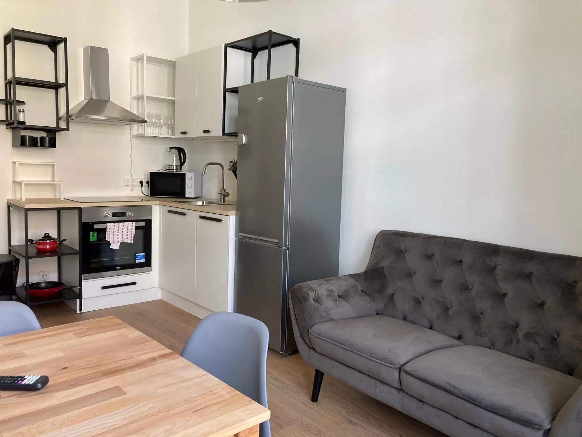 Coffee/tea facilities in Žižkov tower suites