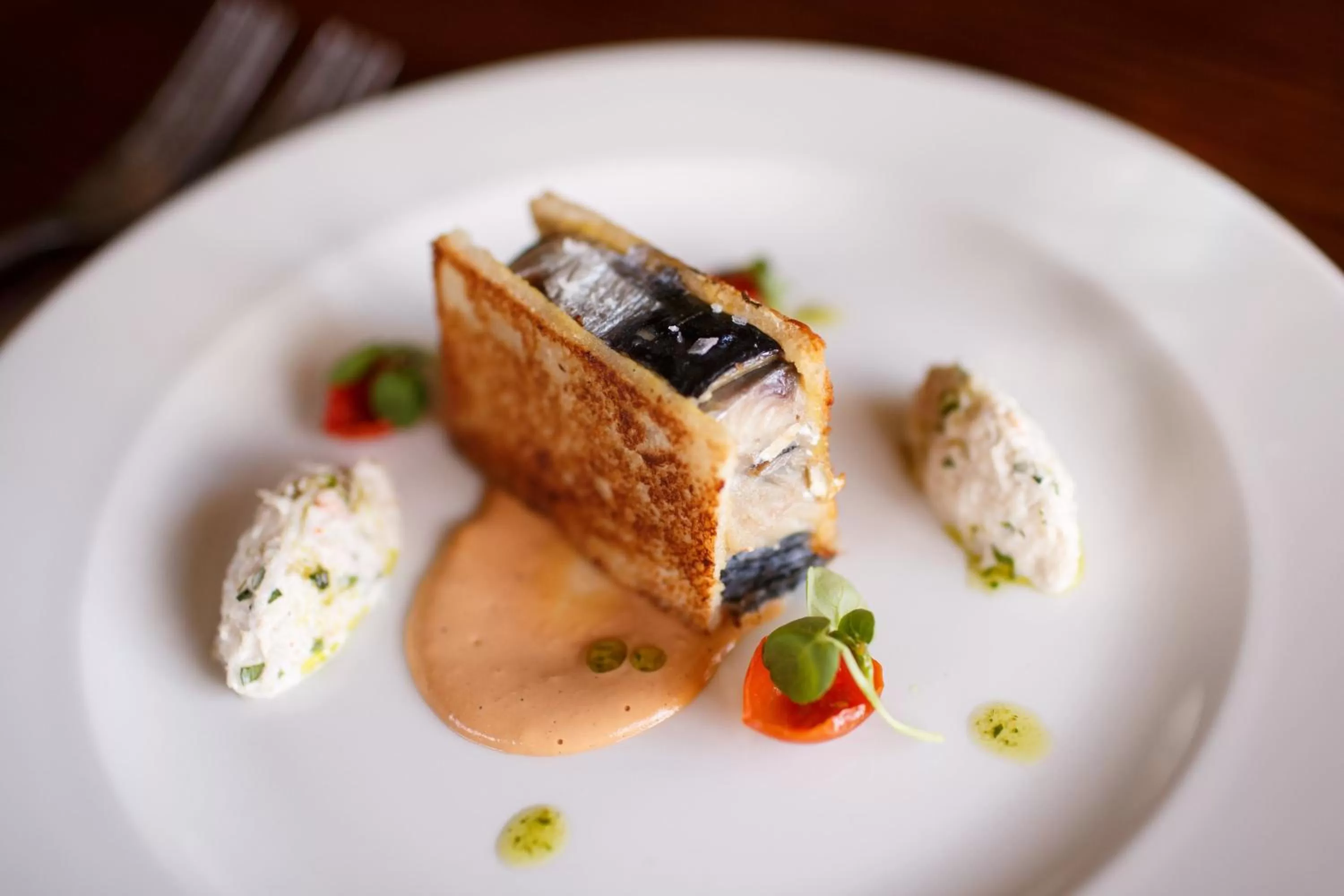 Food close-up in The White Hart, South Harting