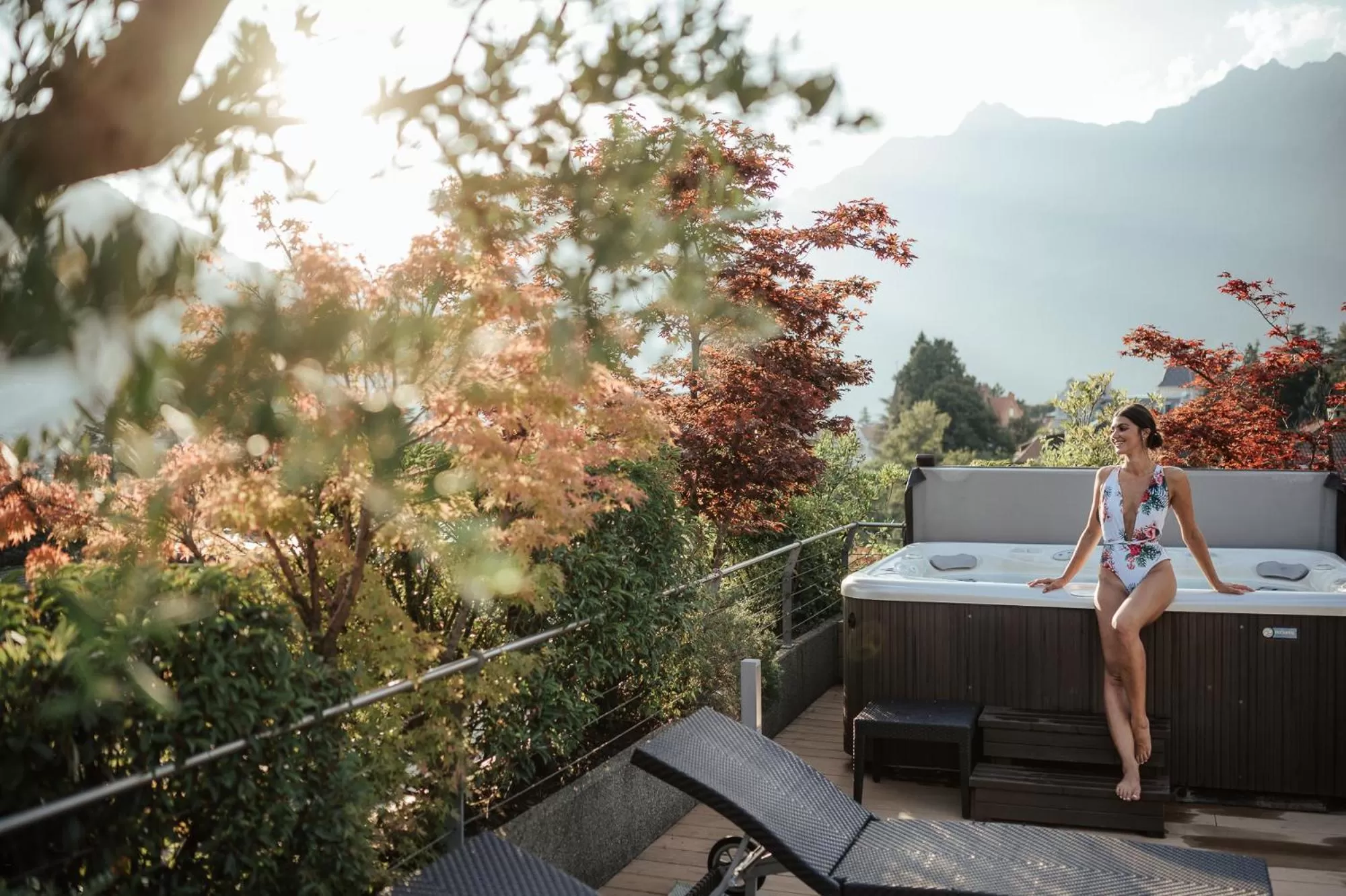 Garden in Hotel Ansitz Plantiz