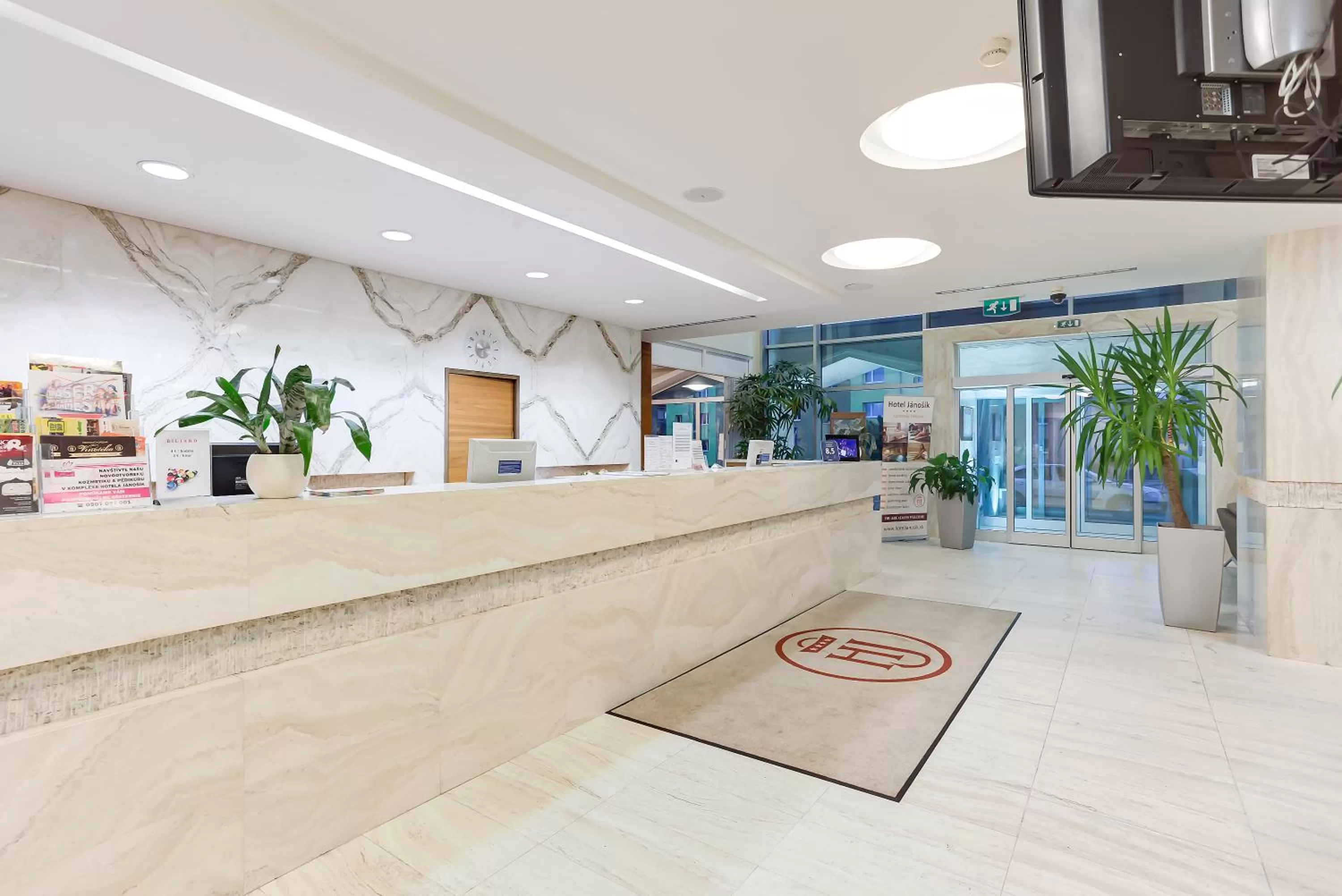 Lobby or reception in Hotel Janosik
