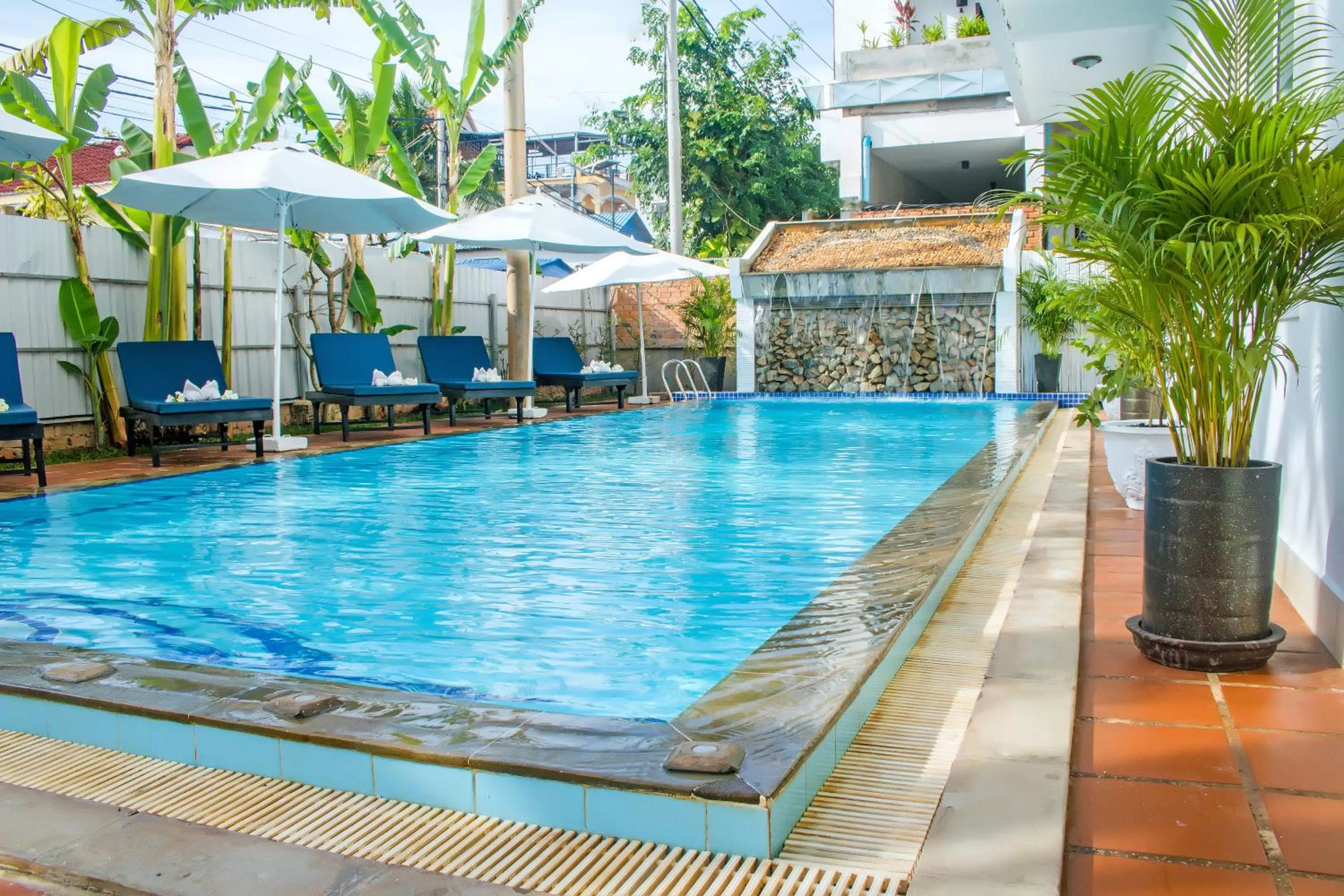 Swimming pool in The Blanc Residence