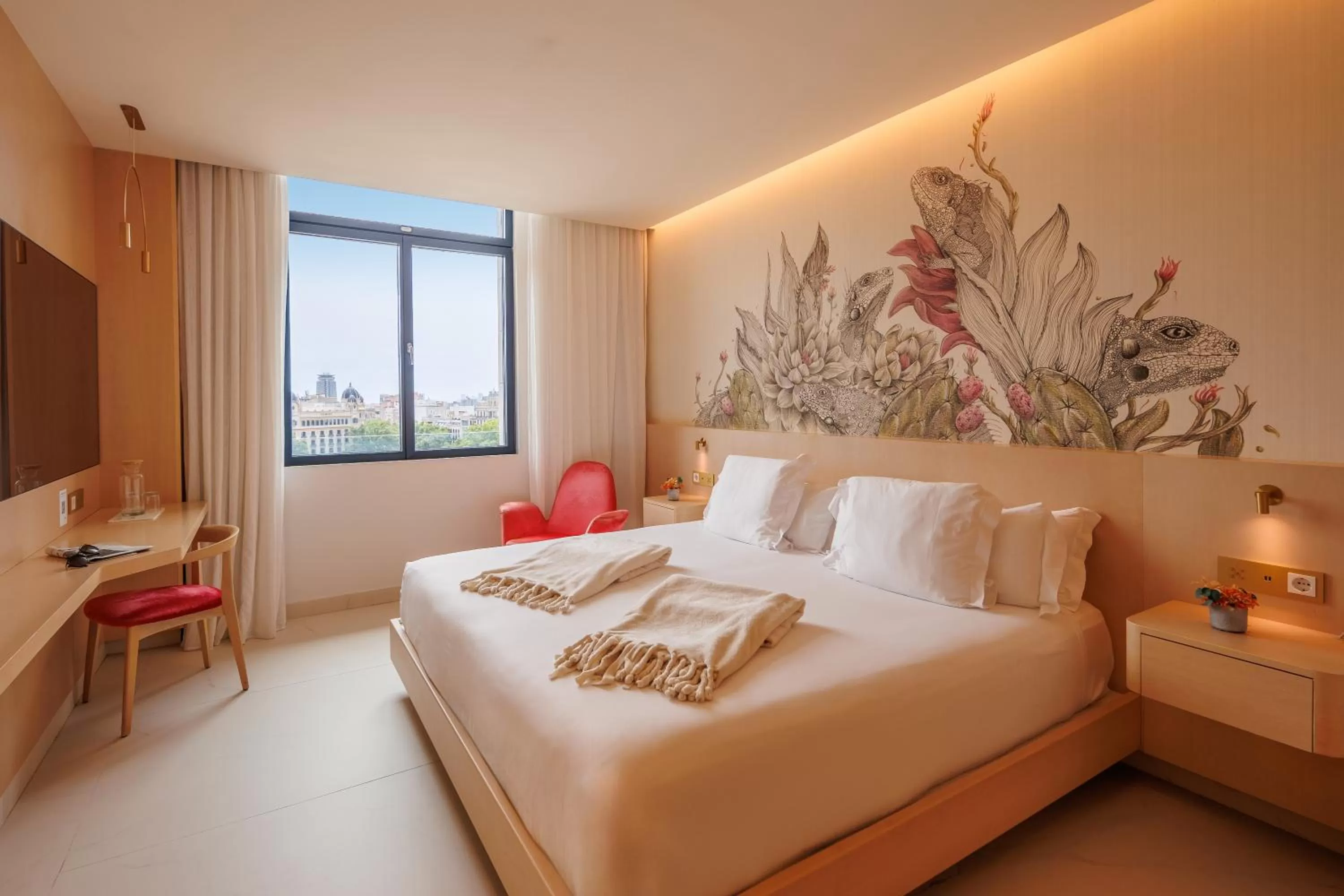 Bedroom, Bed in Iberostar Selection Paseo de Gracia 4 Sup