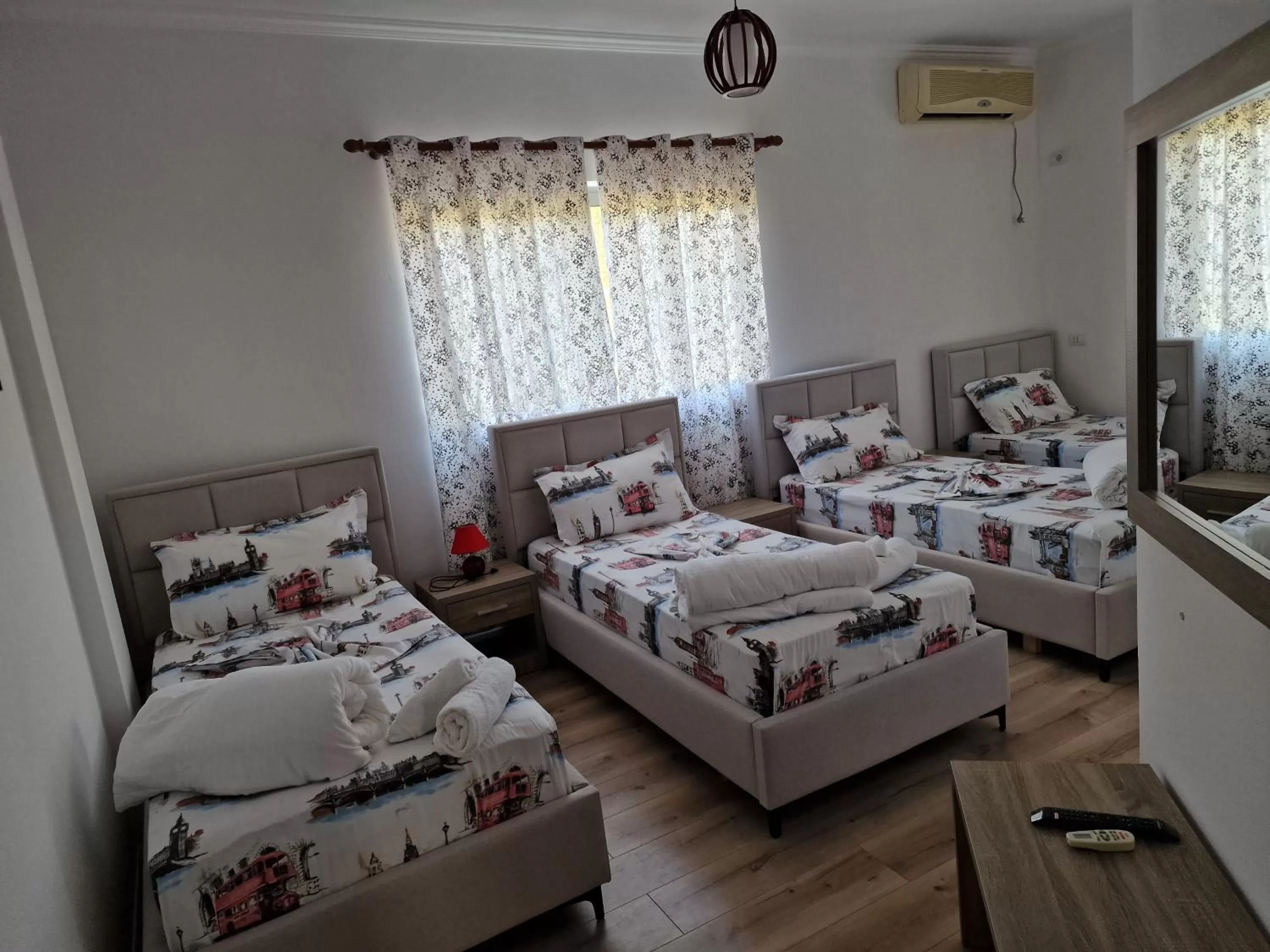 Bed, Seating Area in Hotel Baci