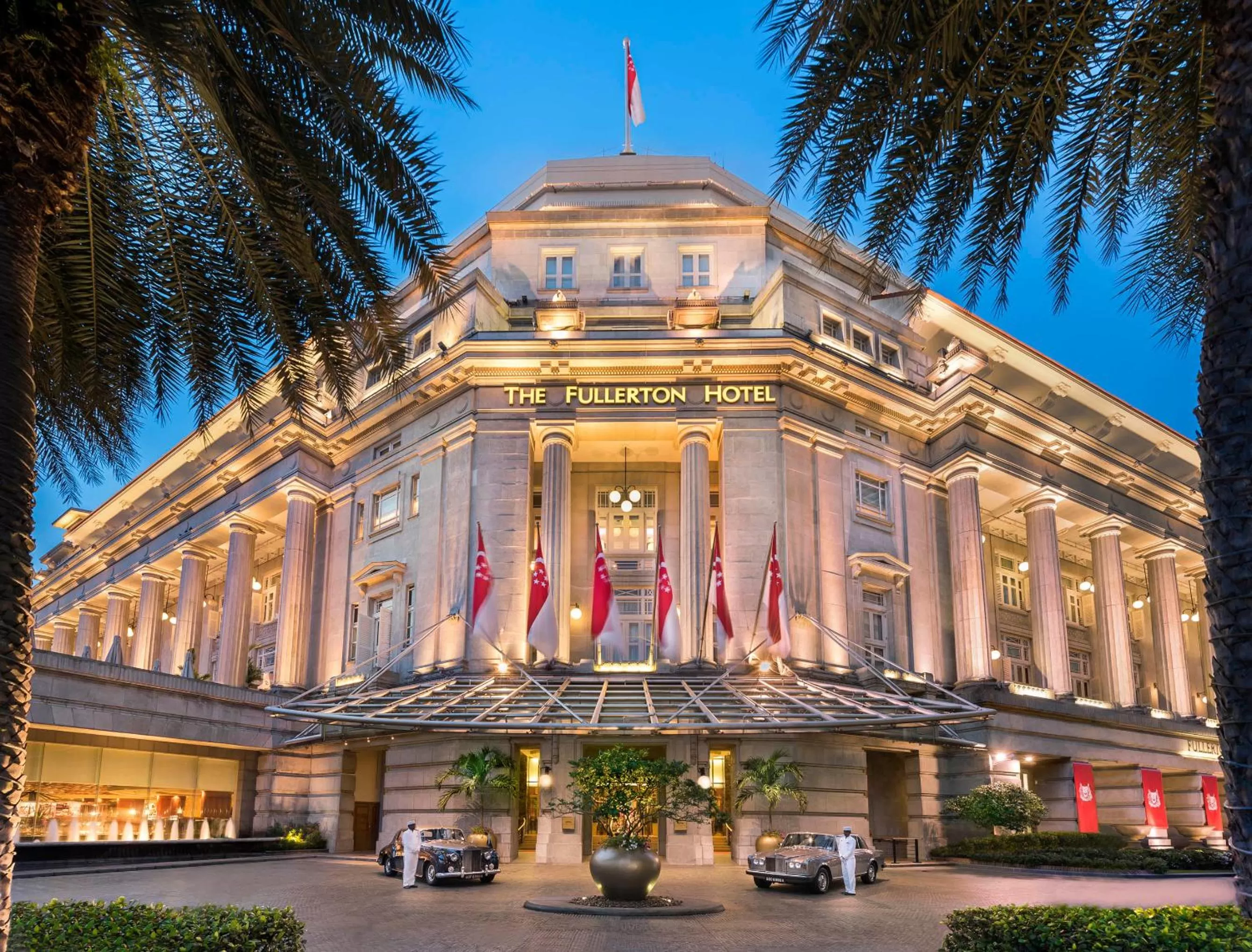 Facade/entrance in The Fullerton Hotel Singapore