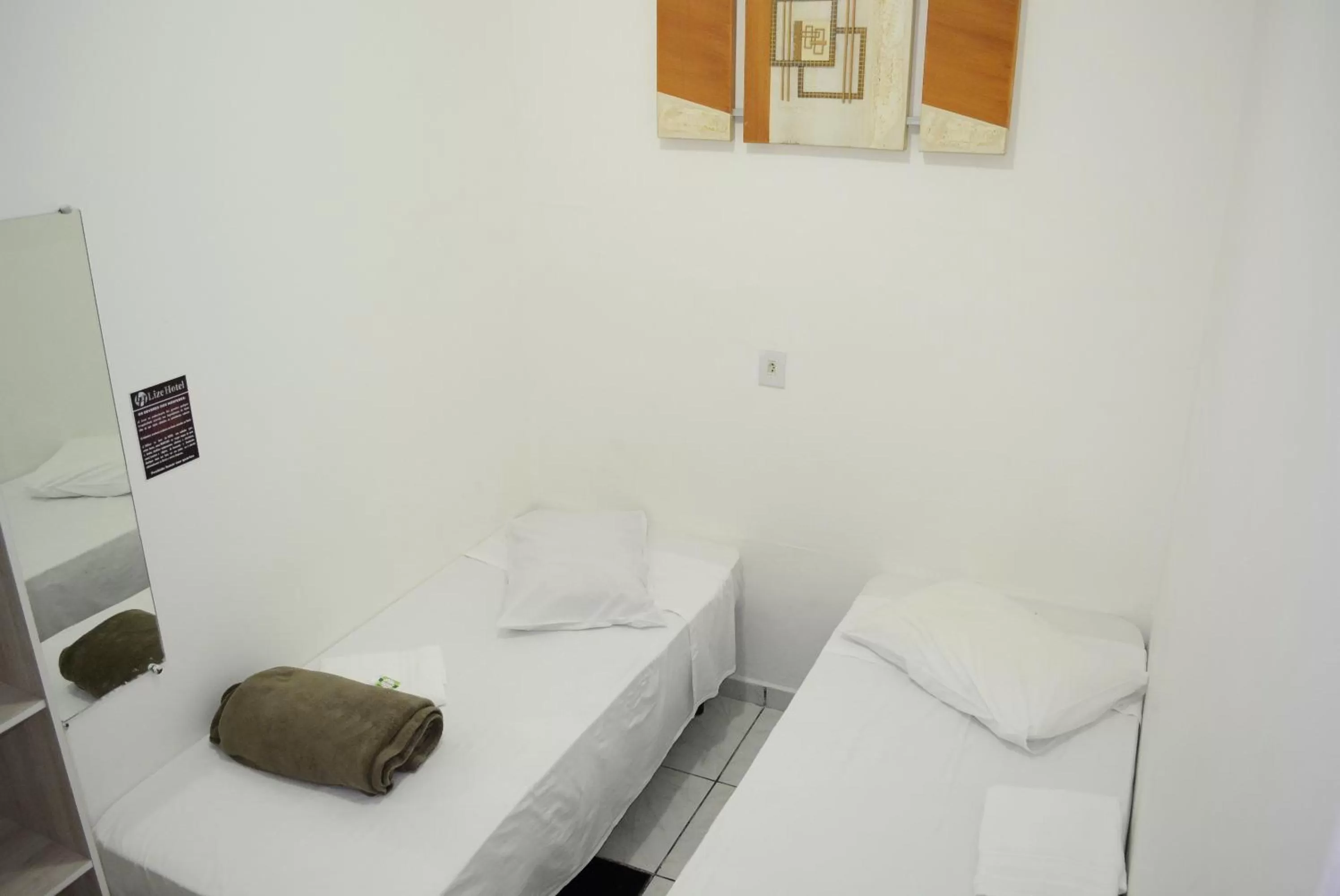 Bed in Lize Hotel Rodoviária