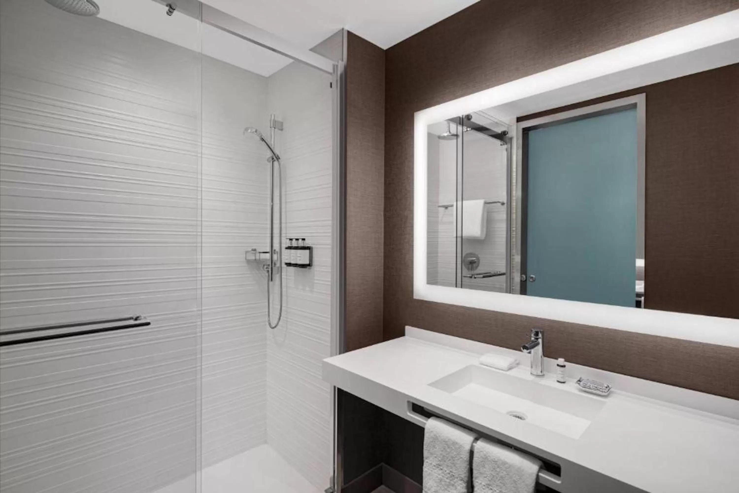 Bathroom in AC Hotel by Marriott Little Rock Downtown