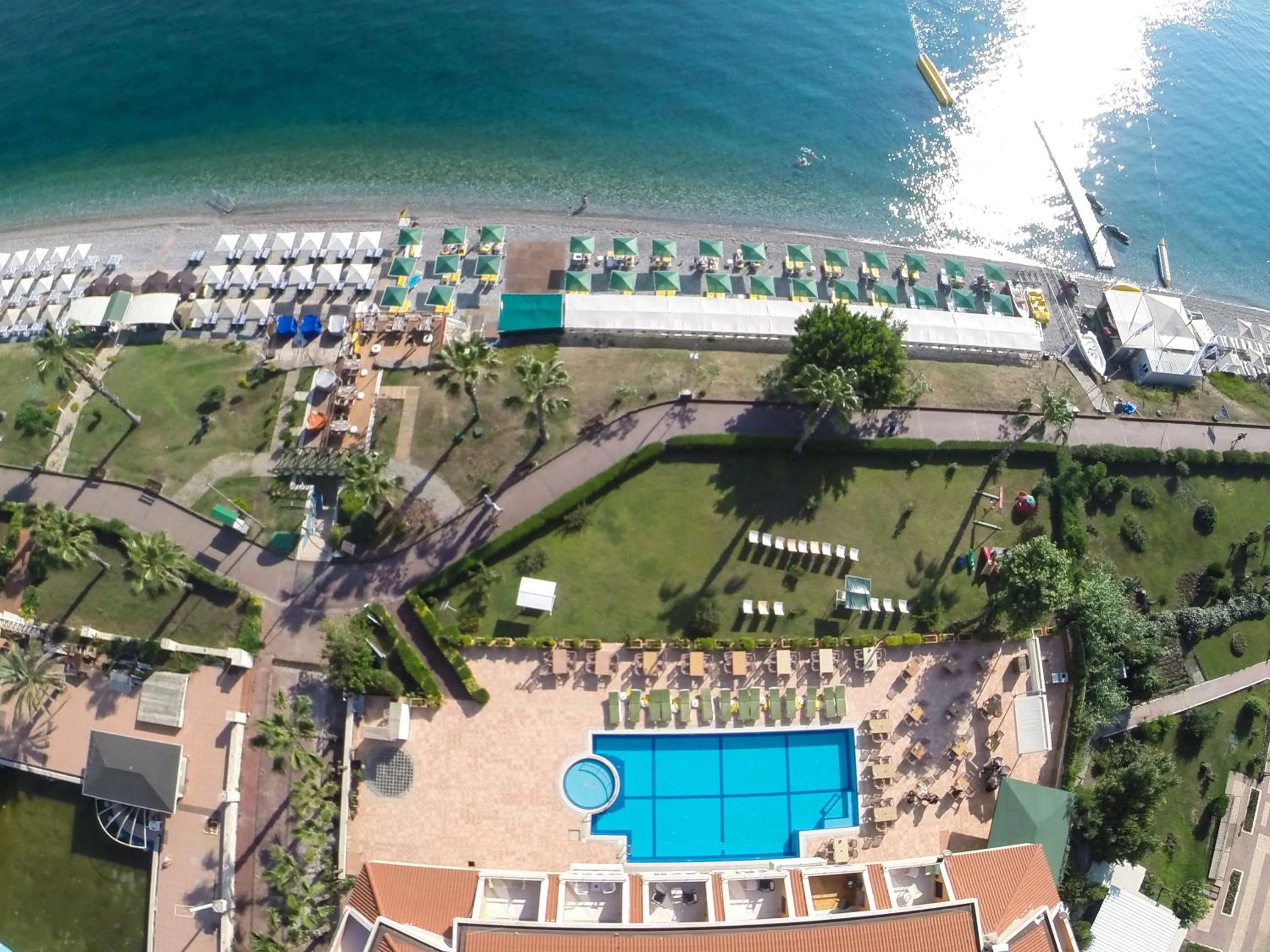 Bird's eye view in Valeri Beach Hotel