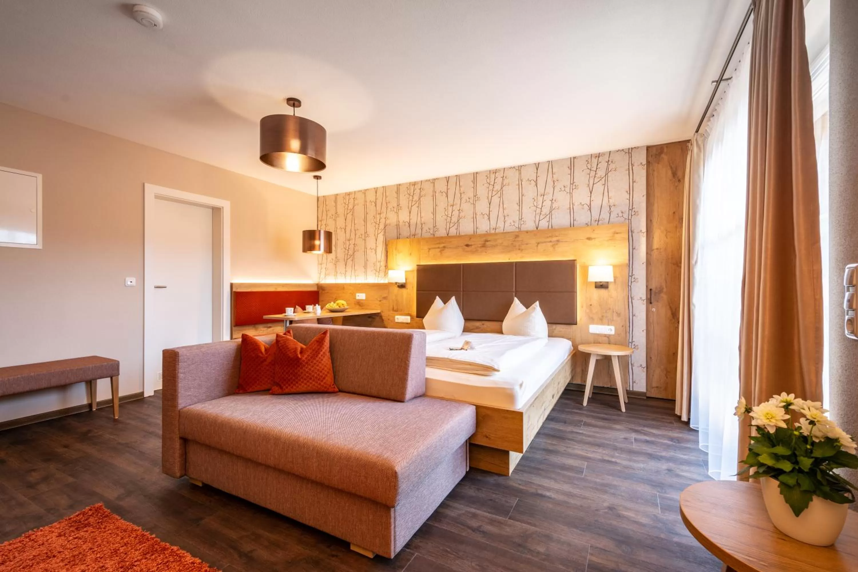 Shower, Bed in Boutique Hotel Angerer