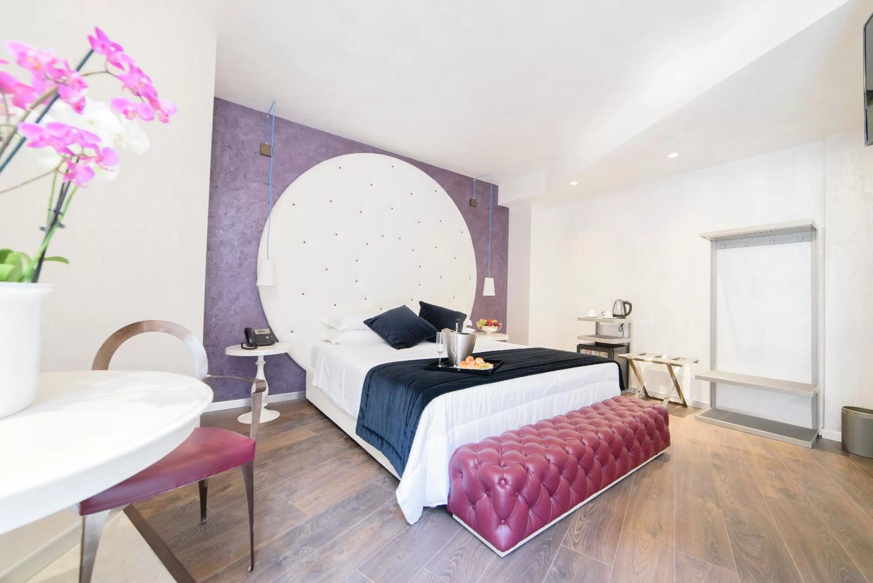 Bed in Hotel Vespasiano