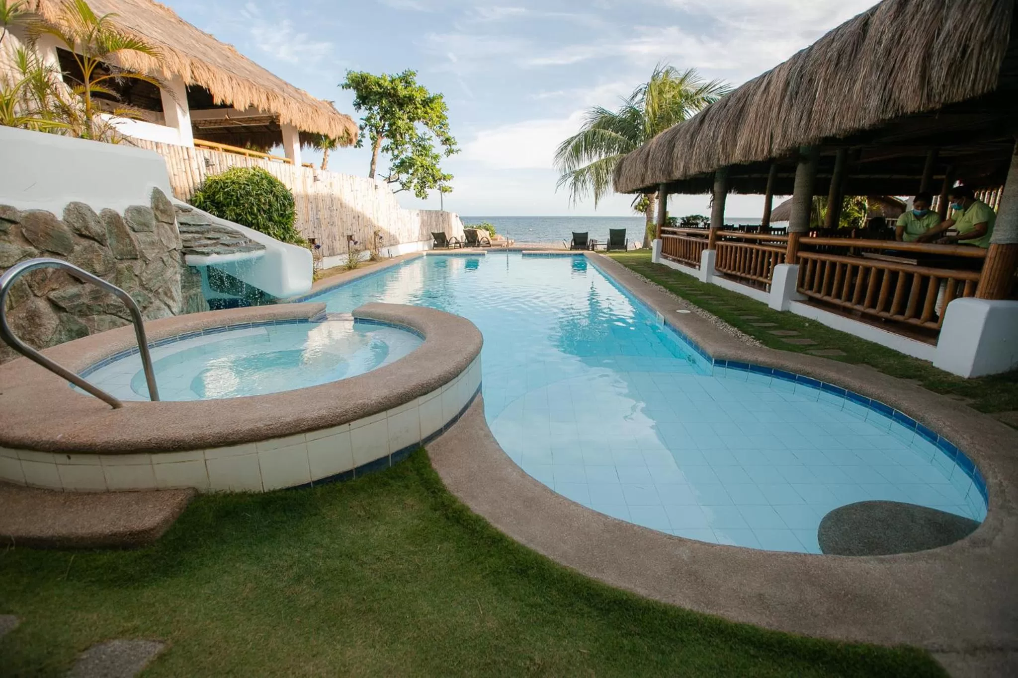 Pool view in Kav's Beach Resort