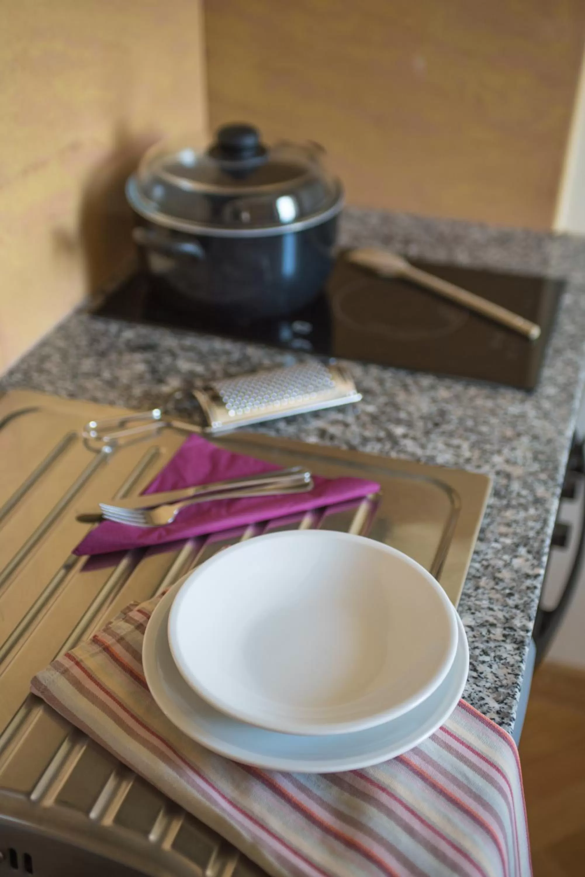 Kitchen or kitchenette, Restaurant/Places to Eat in Corvetto Residence Porto Di Mare