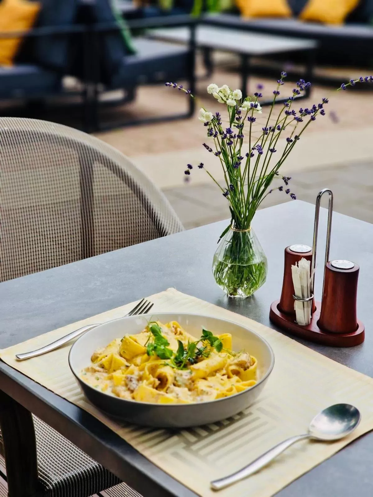 Patio in Villa Hotel