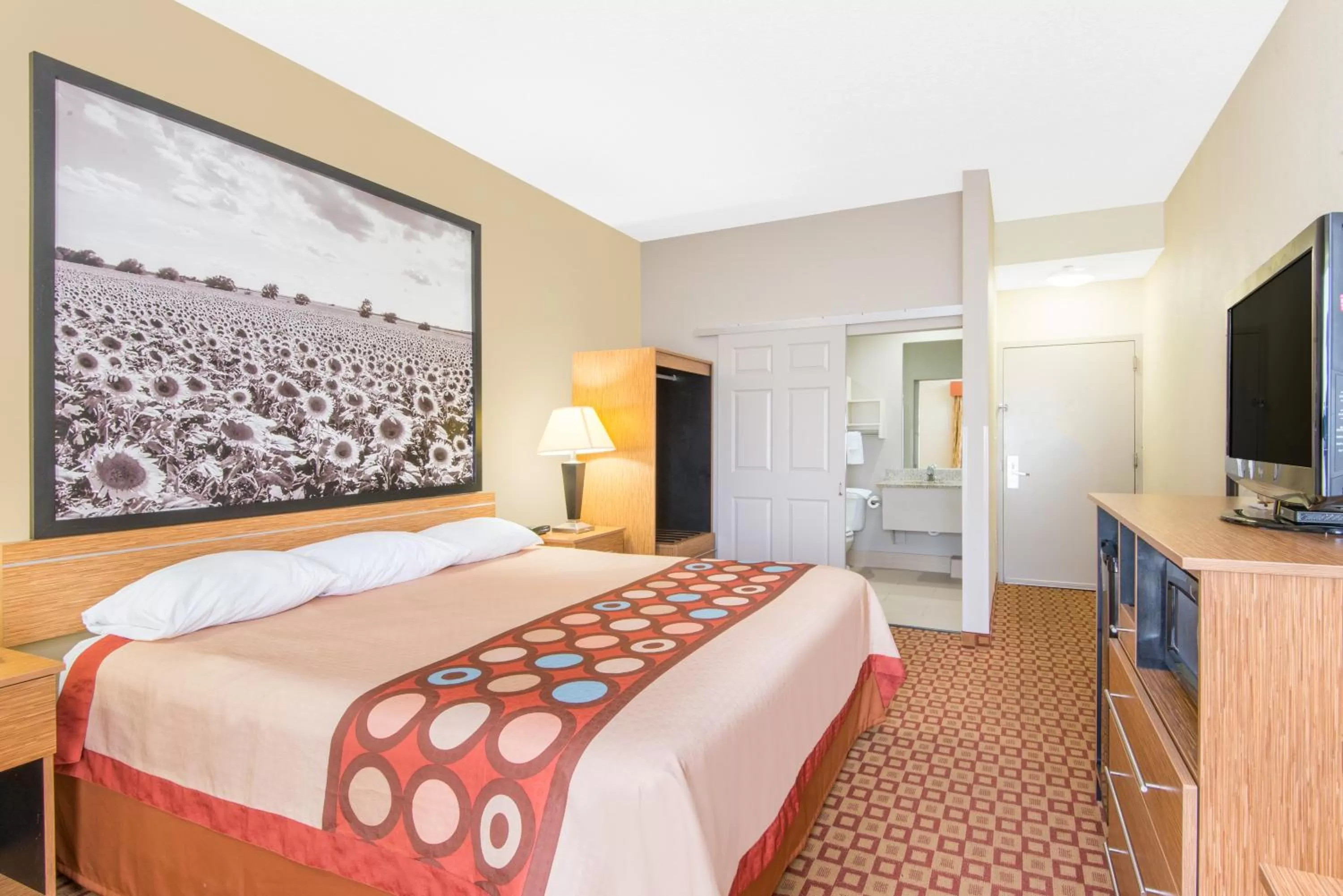 Bed in Super 8 by Wyndham Wichita South