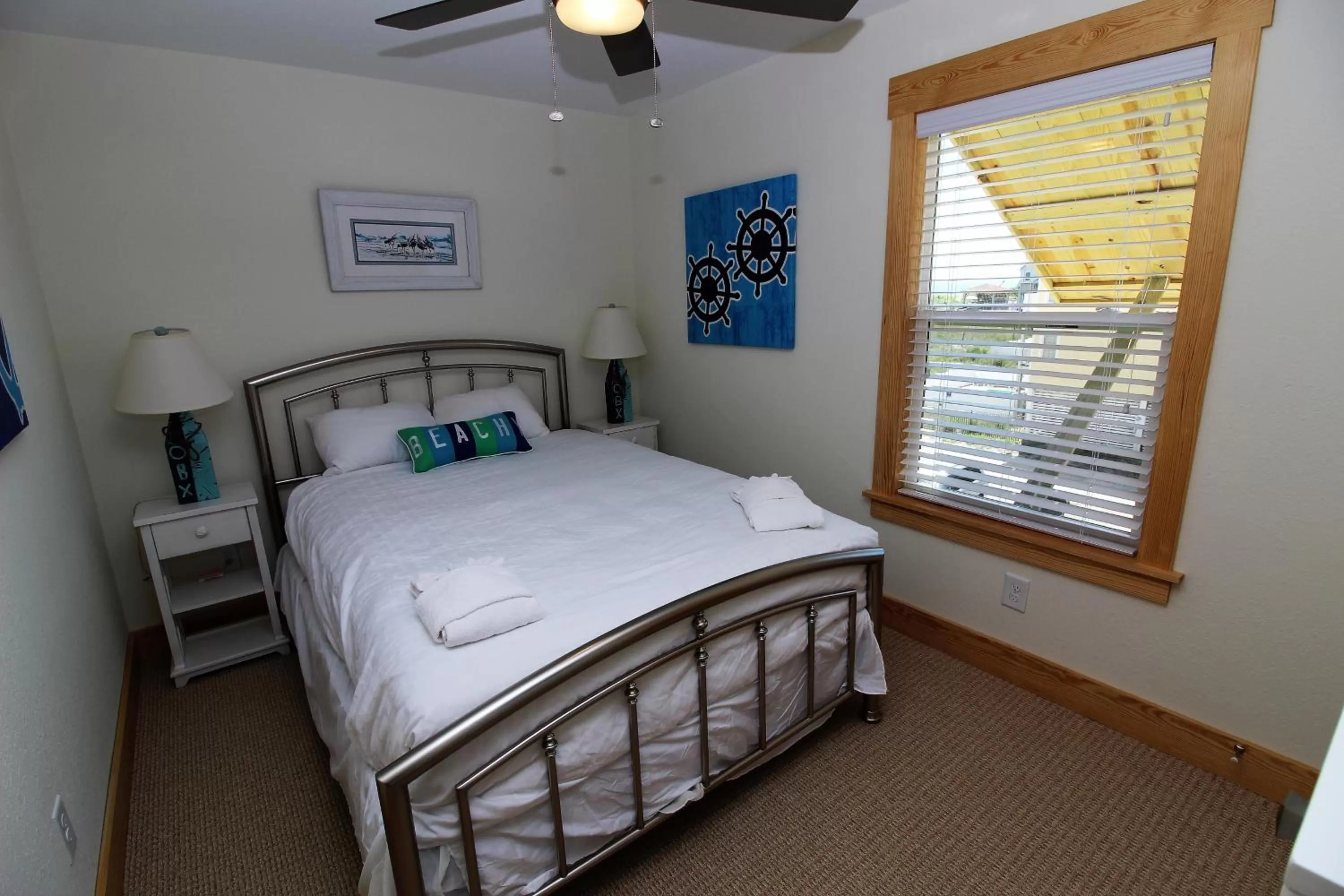 Bedroom, Bed in Whalebone Ocean Cottages by KEES Vacations