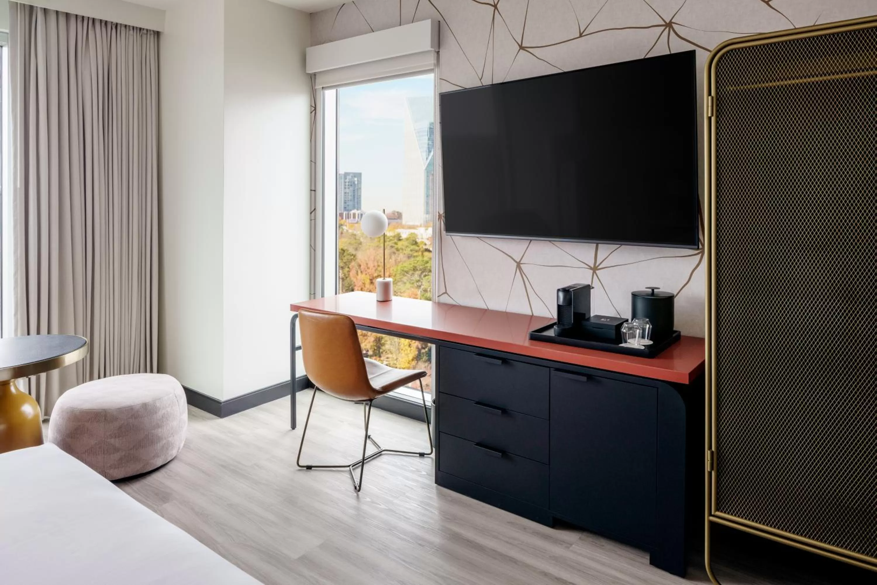 Decorative detail, Bed in Hyatt Centric Buckhead Atlanta