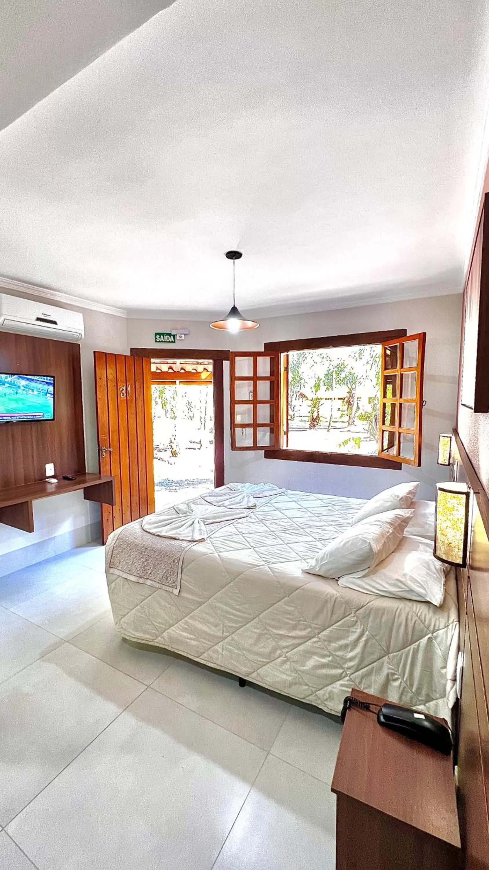 Bed in Hotel Cabanas