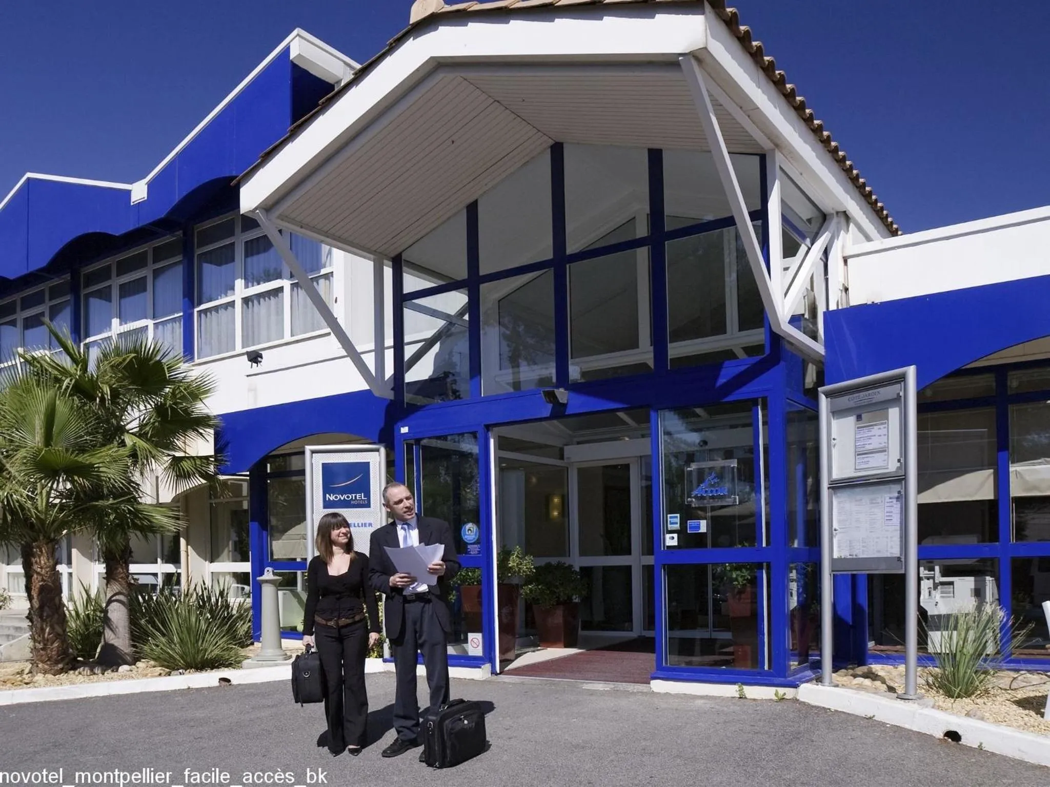 Facade/entrance in Novotel Montpellier