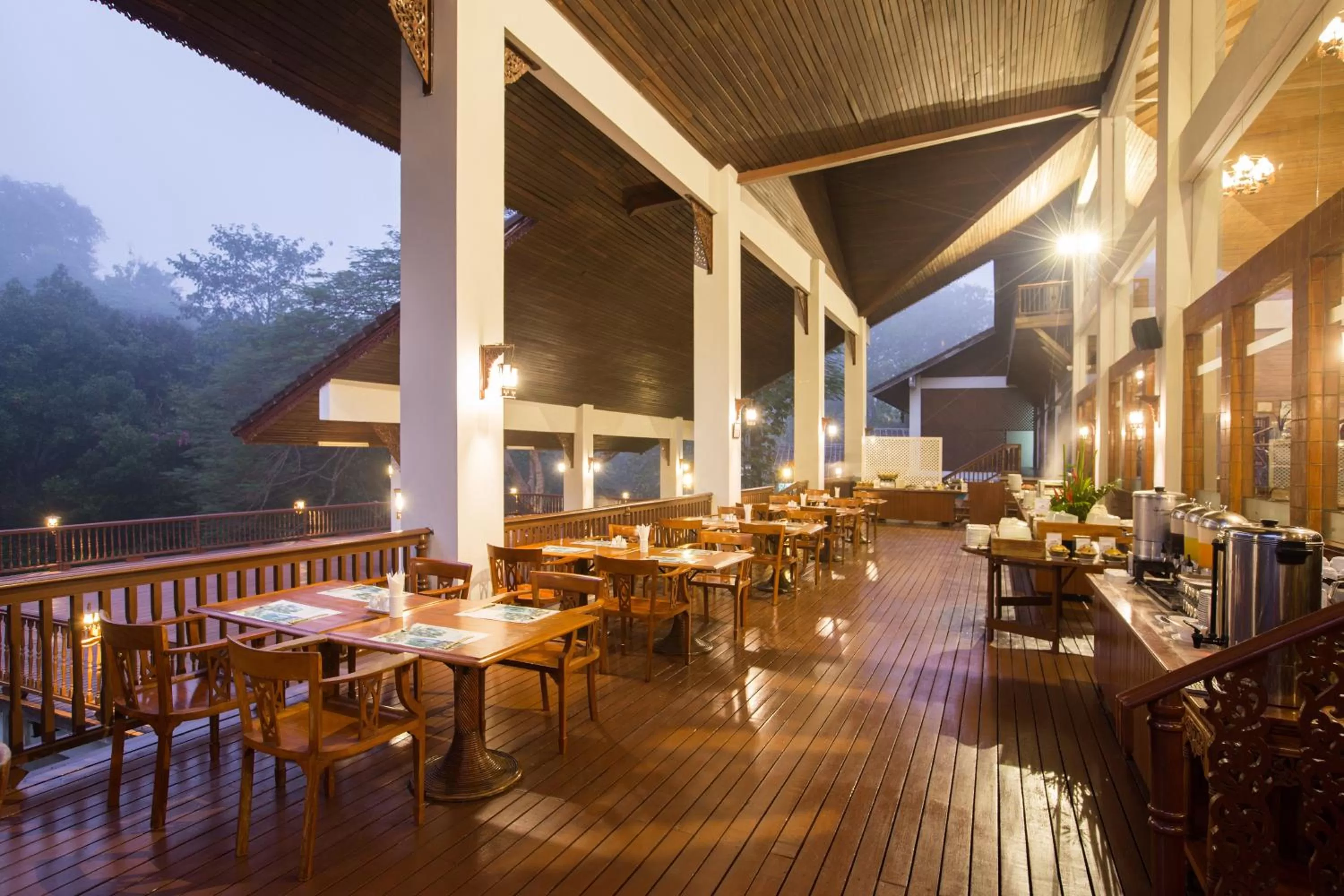 Dining area in The Imperial Mae Hong Son Resort