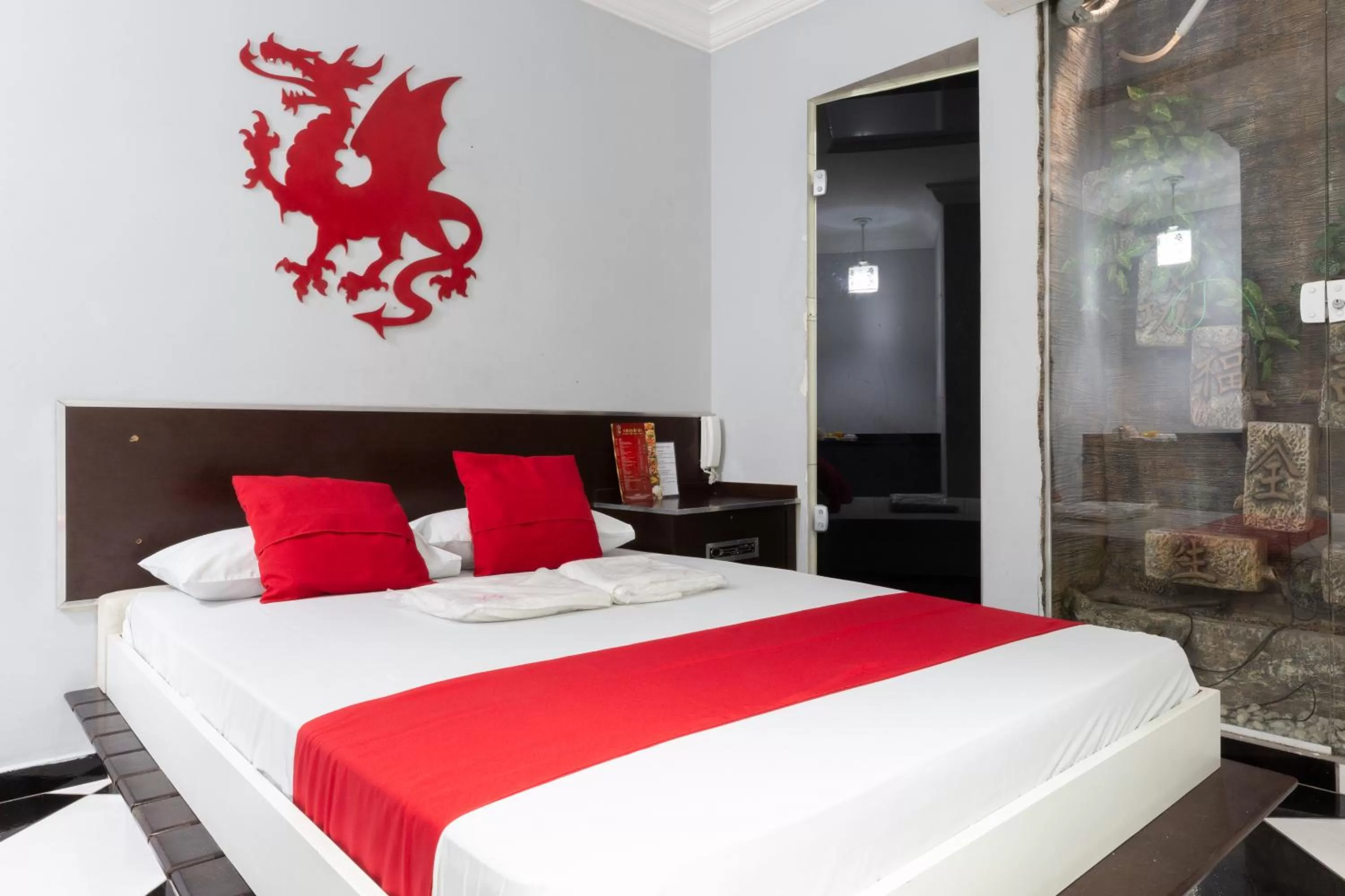 Bed in Hotel Anália Franco