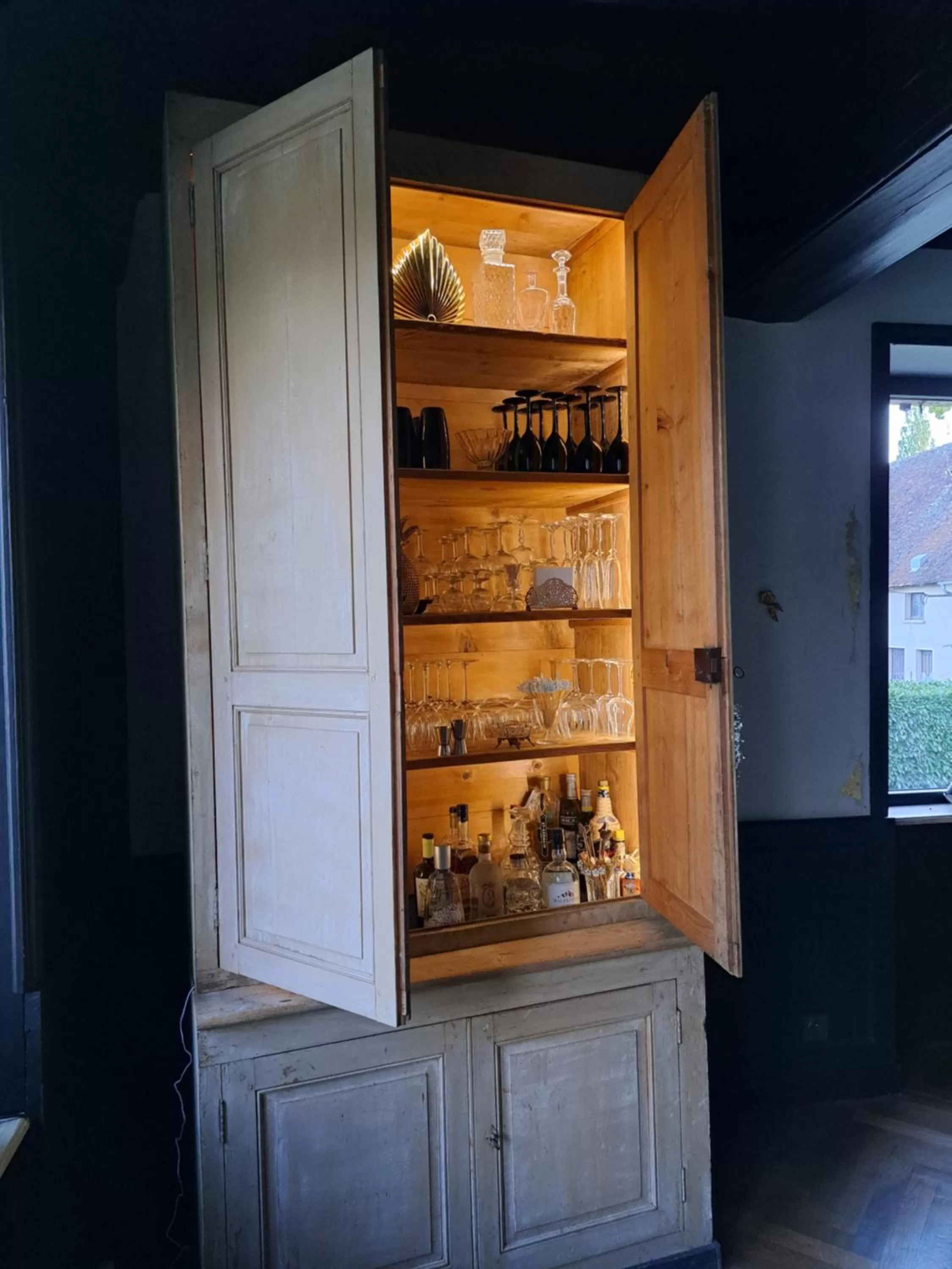 Lounge or bar in chambre d'hôtes Madame