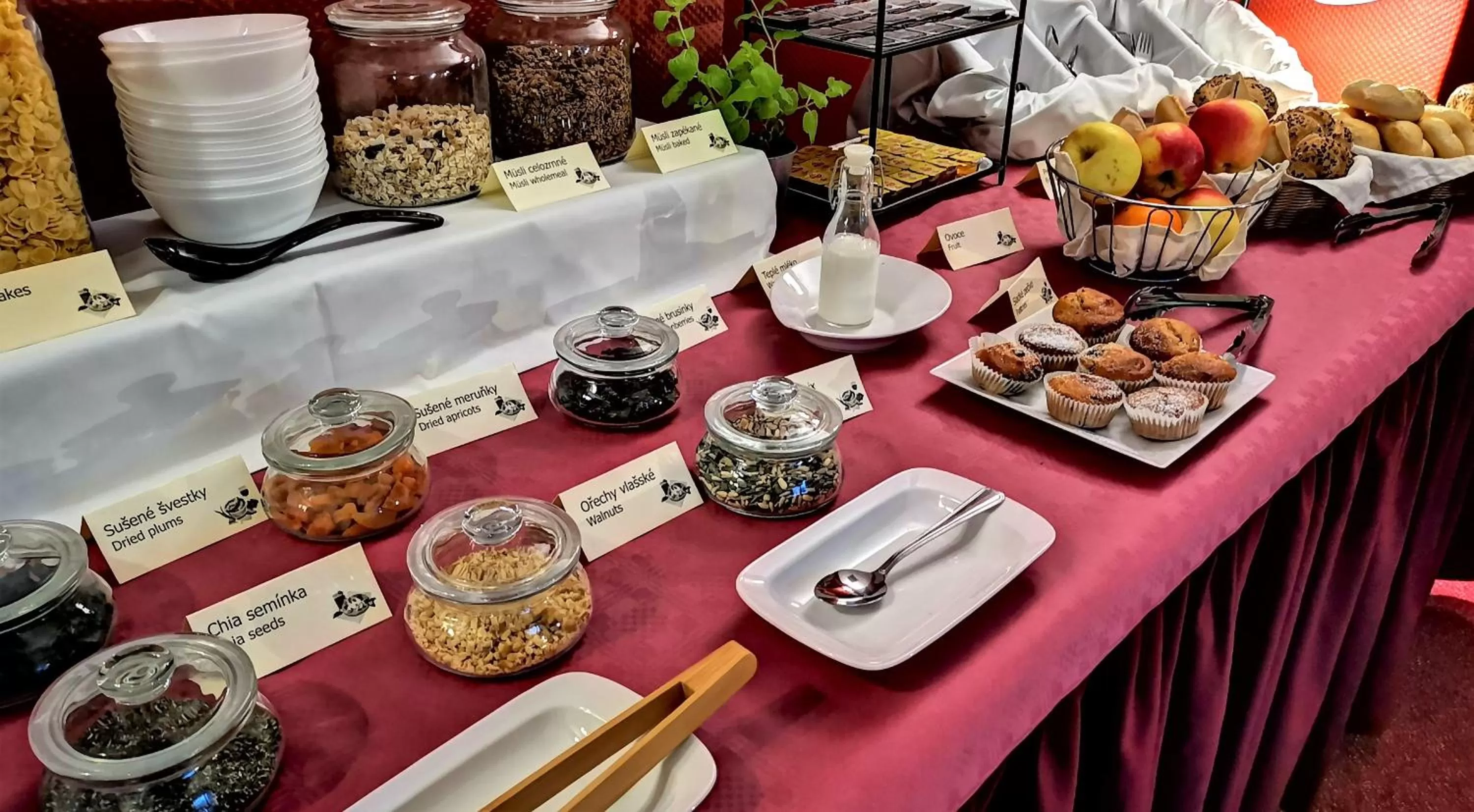 Food and drinks in Hotel Ludmila